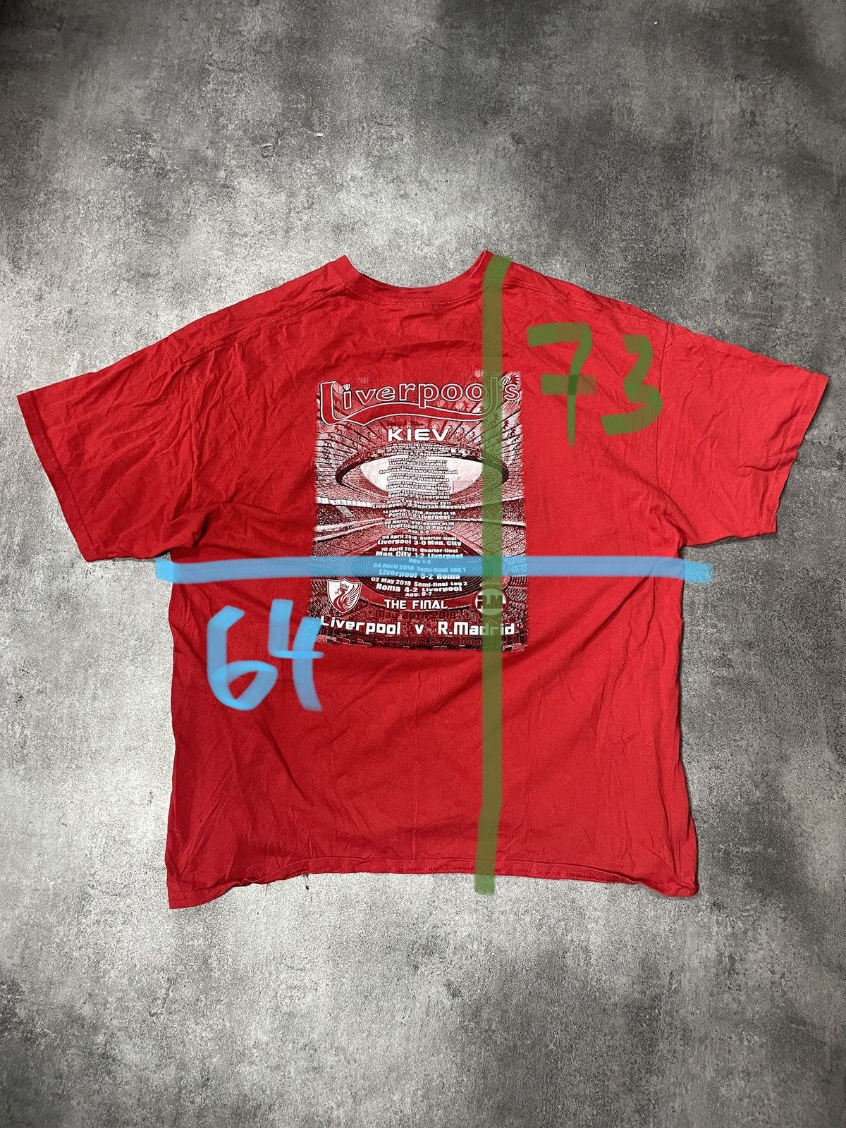 Vintage 🔥RARE🔥Liverpool Vintage Tee Kiev Ukraine y2k Soccer Rare Size US XXL / EU 58 / 5 - 8 Thumbnail