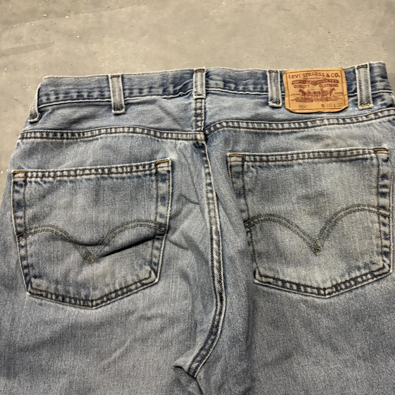 Levi's × Vintage Crazy Vintage Y2K/2000s Baggy Light Wash Levis Denim Jeans! Size US 36 / EU 52 - 7 Thumbnail