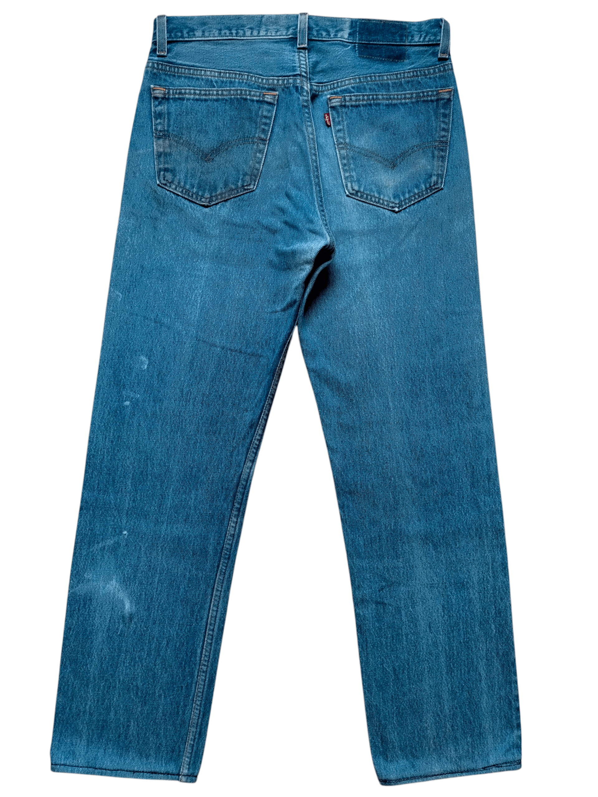 Levi's Vintage Clothing Vintage Levis 501 button Fly Blue Jeans Size US 31 - 2 Thumbnail