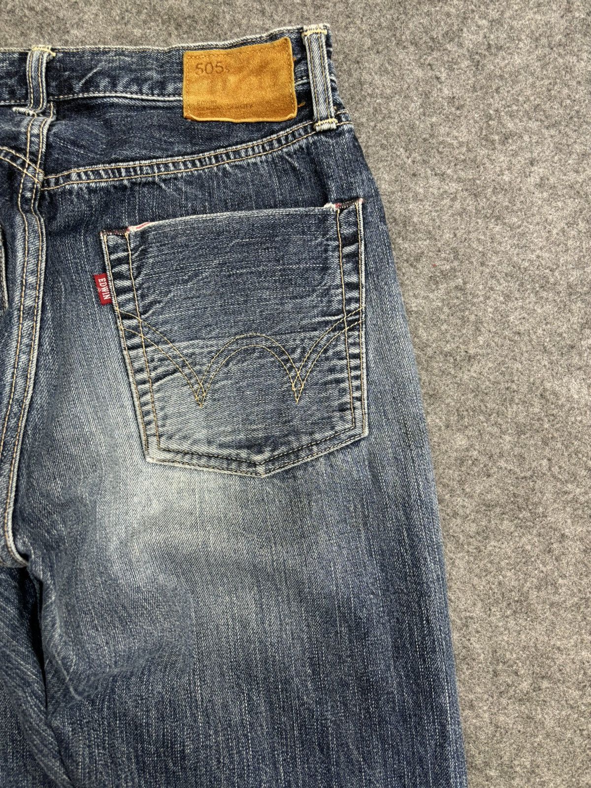 Edwin 💥Vintage Style Denim💥Edwin 505 Selvedge Denim F564 Size US 30 / EU 46 - 11 Thumbnail