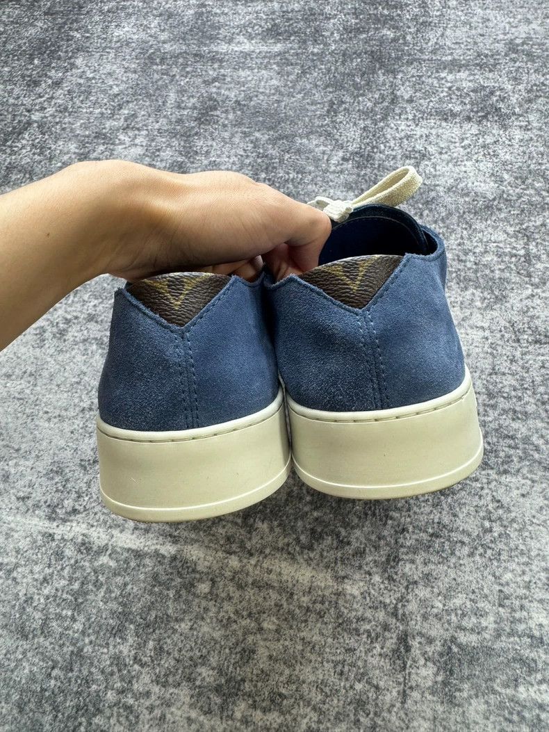 Louis Vuitton Louis Vuitton Blue suede board shoes Size US 10.5 / EU 43-44 - 6 Thumbnail