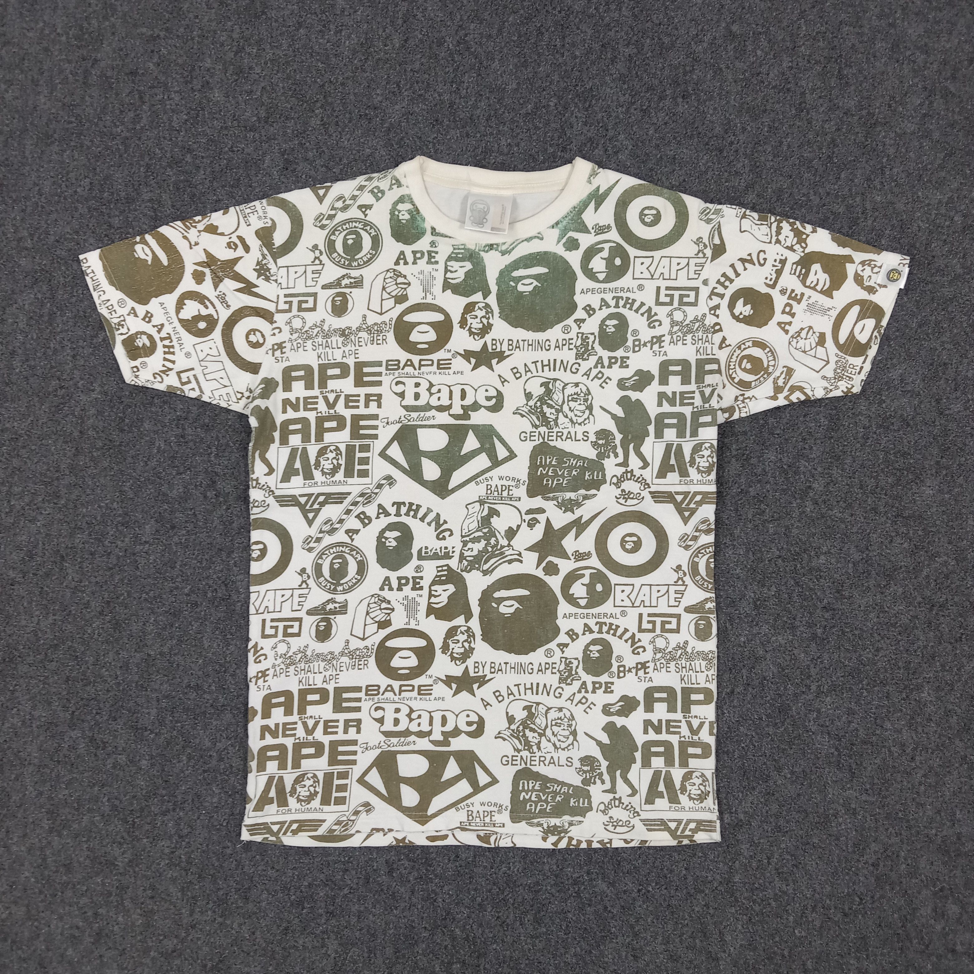 Japanese Brand × Vintage Baby Milo Japanese Brand Full Print Tshirt Size US M / EU 48-50 / 2 - 1 Thumbnail