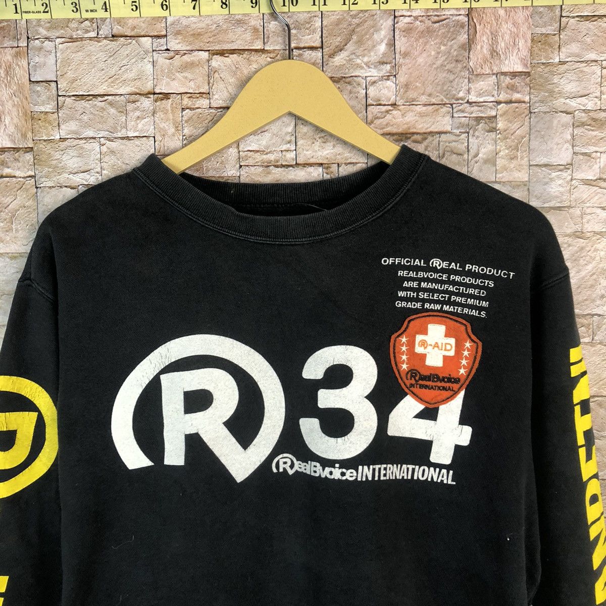 Japanese Brand Real B Voice Dark Blue Sweatshirt #A519 Size US M / EU 48-50 / 2 - 5 Thumbnail