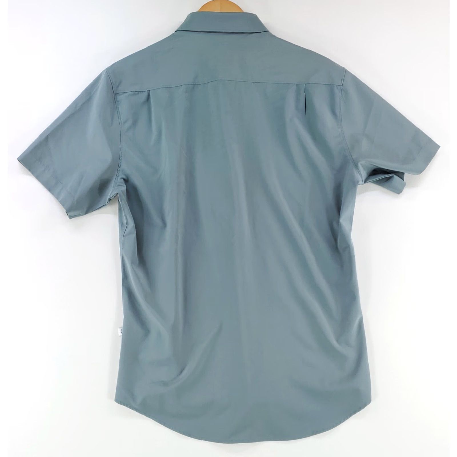 Vintage 7 Diamonds Button-Up Shirt Short Sleeve L Mens Blue Gray 4 Way Stretch Shirt Size US L / EU 52-54 / 3 - 4 Thumbnail