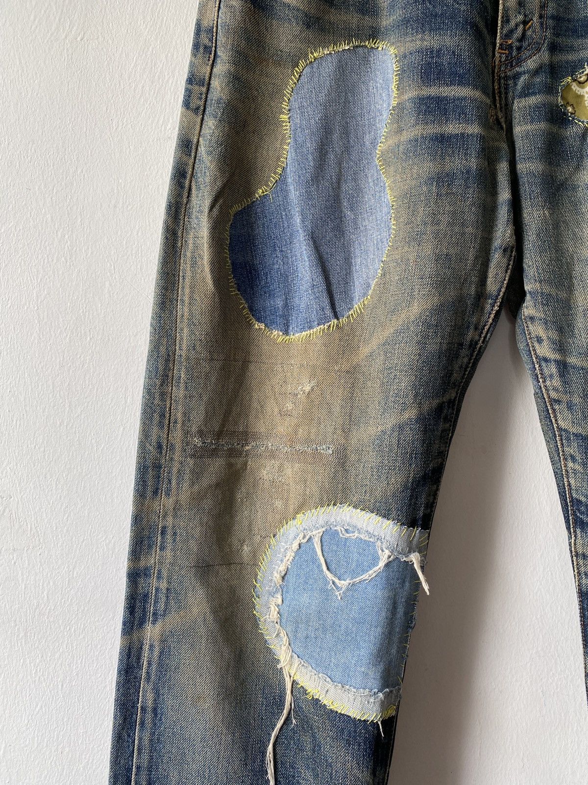 Levi's Vintage Levi’s 502XX Selvedge Rusty Distressed Denim Size US 33 - 7 Thumbnail