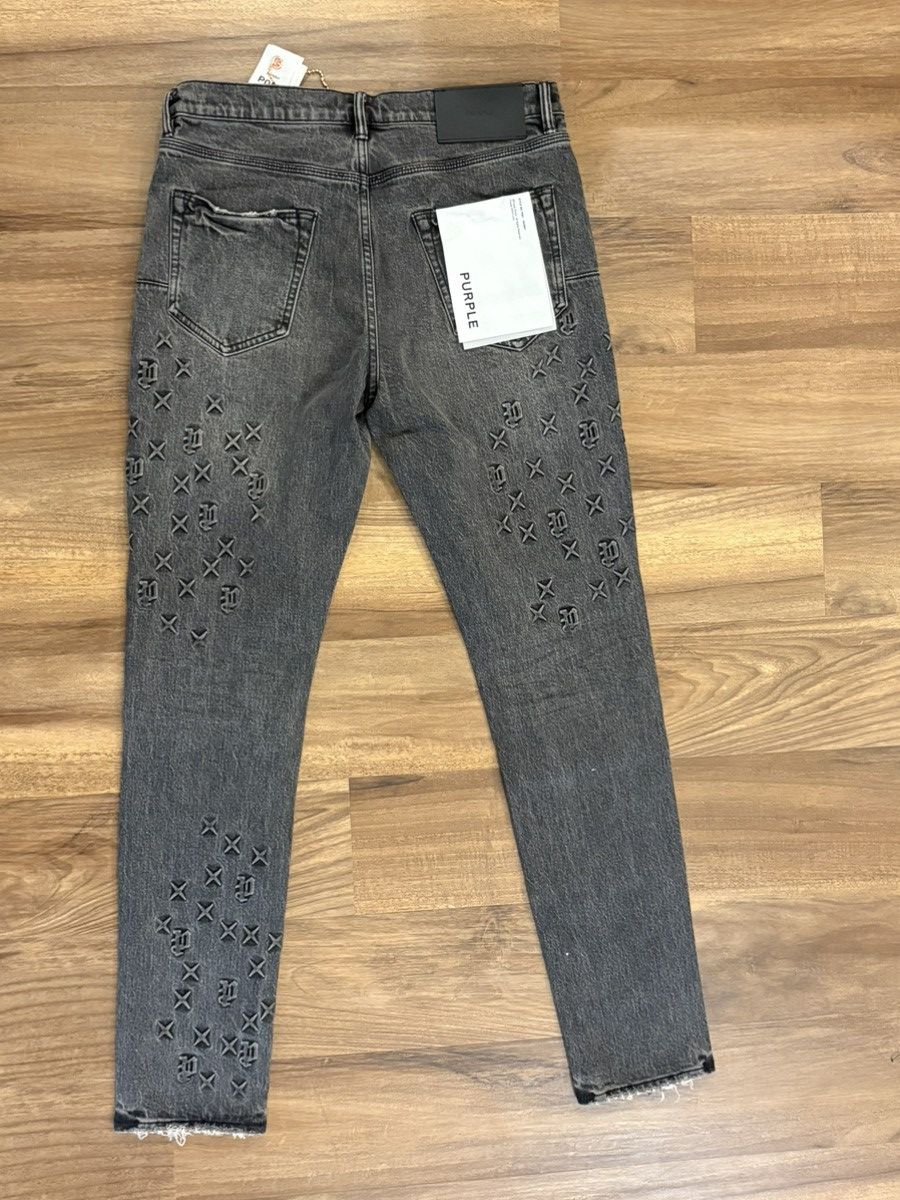Purple Brand Purple Brand dark monogram jeans size 33 brand new Size US 33 - 2 Thumbnail