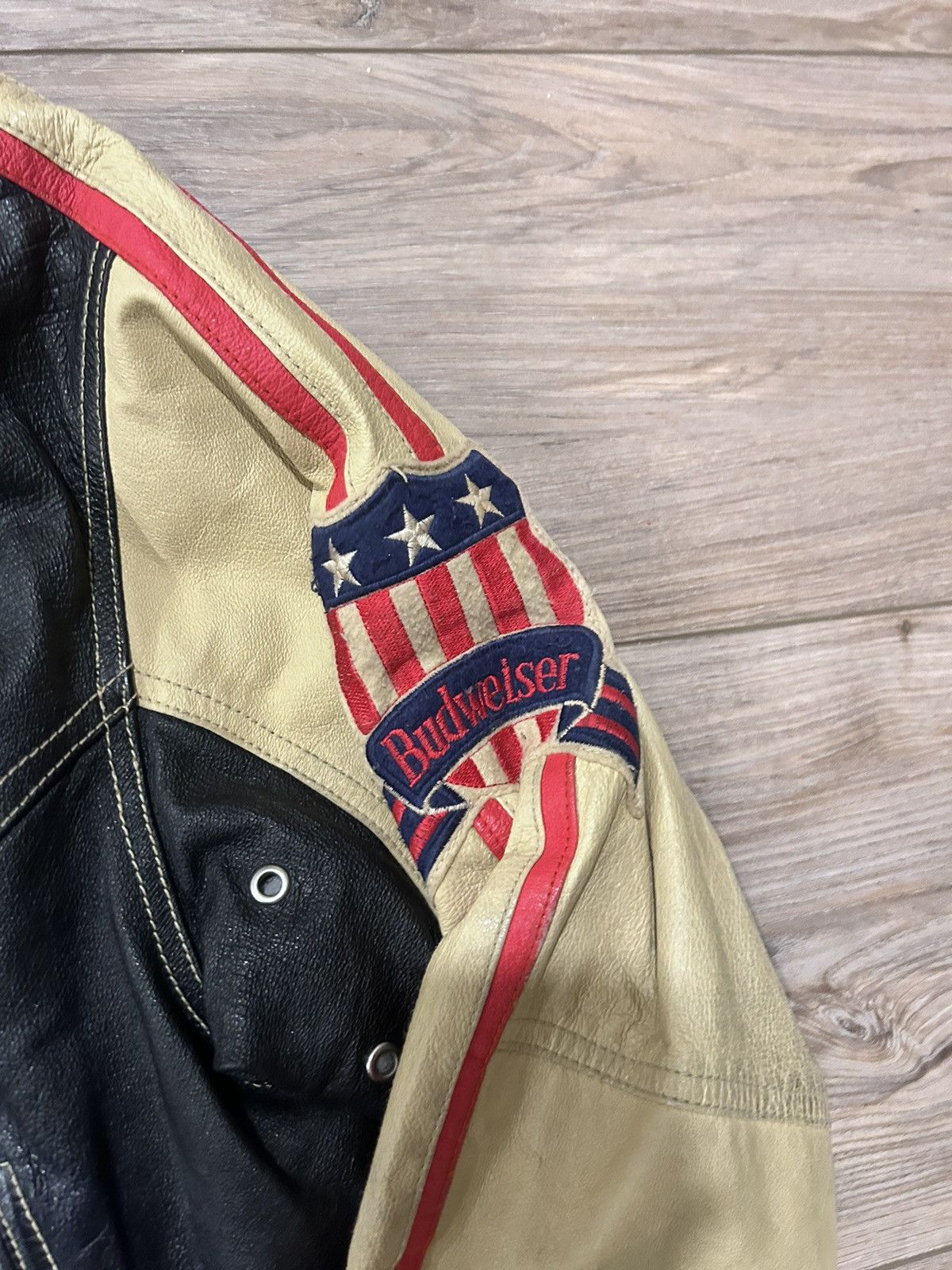 Budweiser Leather Budweiser biker Size US L / EU 52-54 / 3 - 2 Thumbnail
