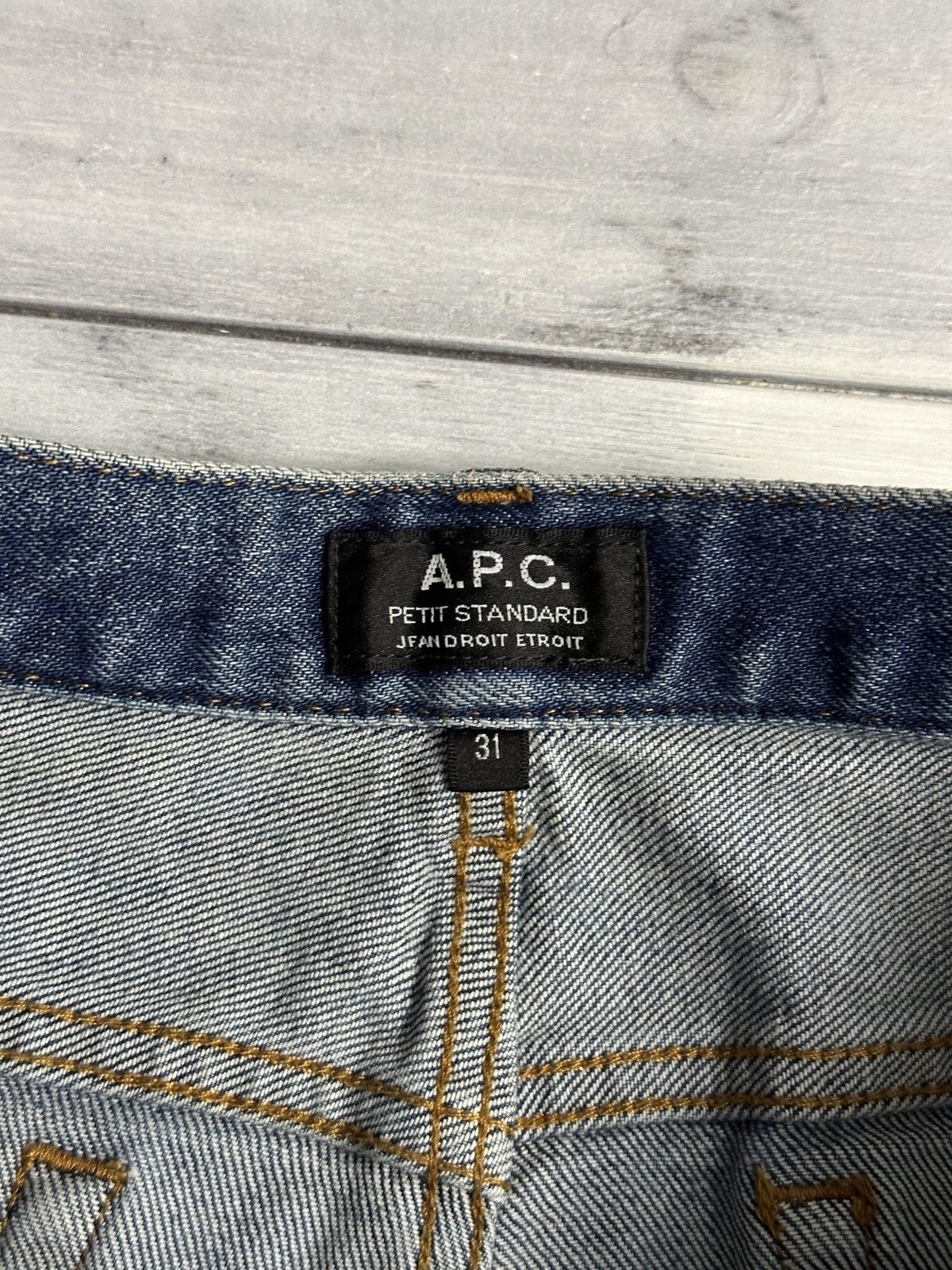 A.P.C. Rare Luxury Denim Pants A.P.C. Japan Size 31 Color Blue Size US 31 - 8 Thumbnail
