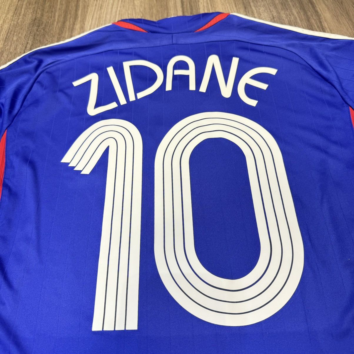 Adidas France WC2006 home shirt #10 Zidane Size US M / EU 48-50 / 2 - 4 Thumbnail