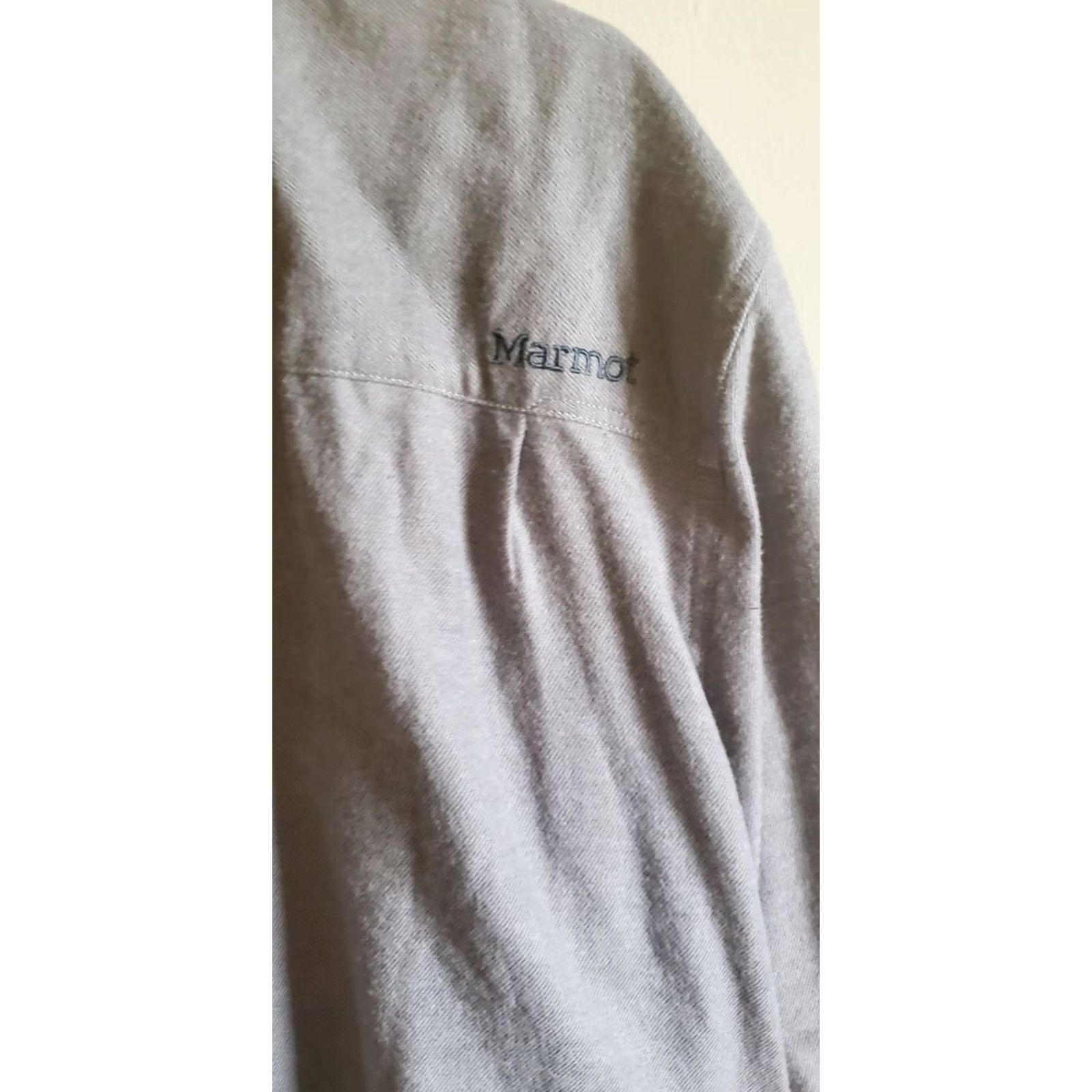 Marmot MARMOT Shirt Button Up Hiking Roll Tab Long Sleeve Gray Heather XL Mens Size US XL / EU 56 / 4 - 6 Thumbnail