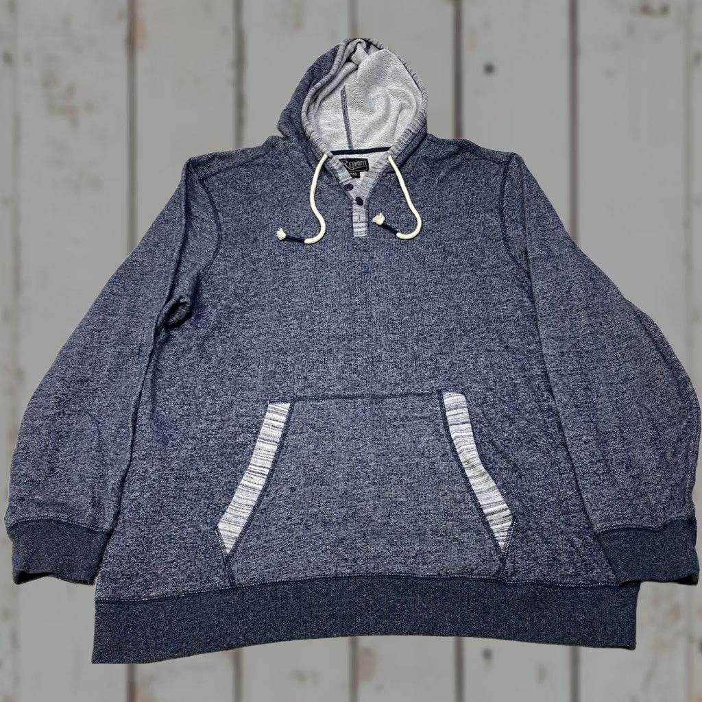 KangaROOS Retrofit MFG Gray Hoodie Henley Men's 2XL Pullover Kangaroo Pocket 7270 Size US XXL / EU 58 / 5 - 1 Thumbnail