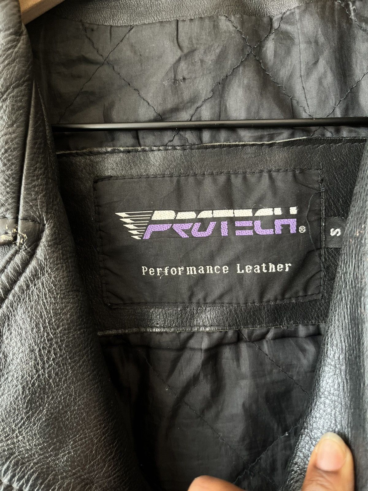 Vintage Vintage Protech Leather Biker Jacket Size US S / EU 44-46 / 1 - 7 Thumbnail