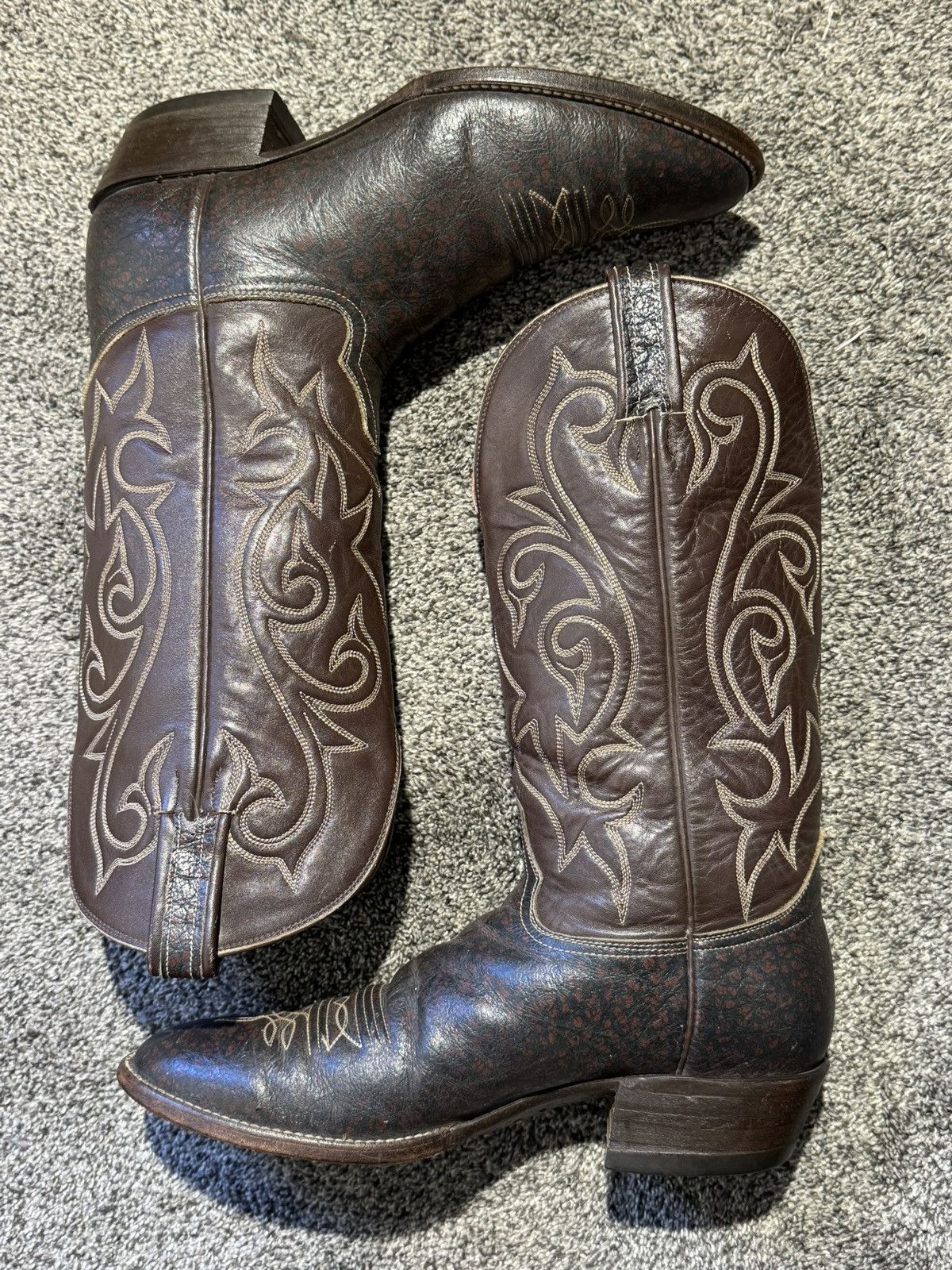 Other Men’s Hondo Exotic Cowboy Boots Size 11 A (Narrow) Caribou Size US 11 / EU 44 - 13 Thumbnail
