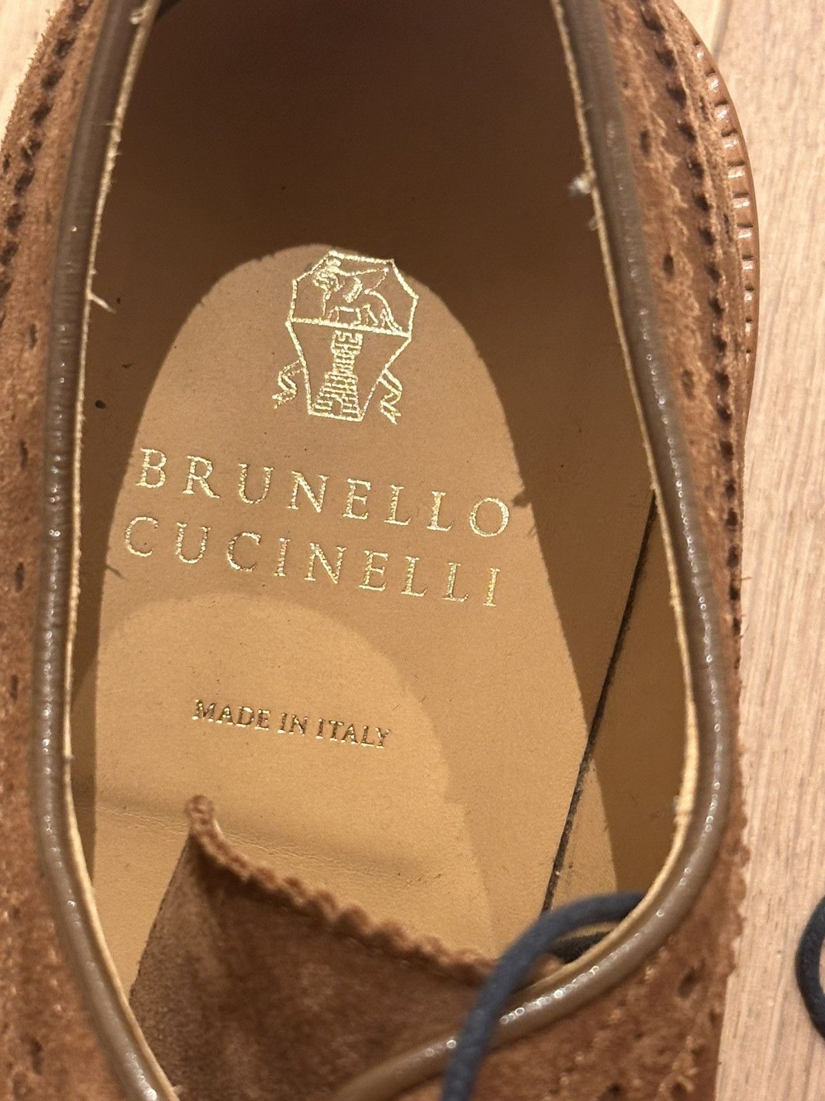 Brunello Cucinelli Brunello Cuccinelli Brogue longwing shoes Size US 10 / EU 43 - 9 Thumbnail