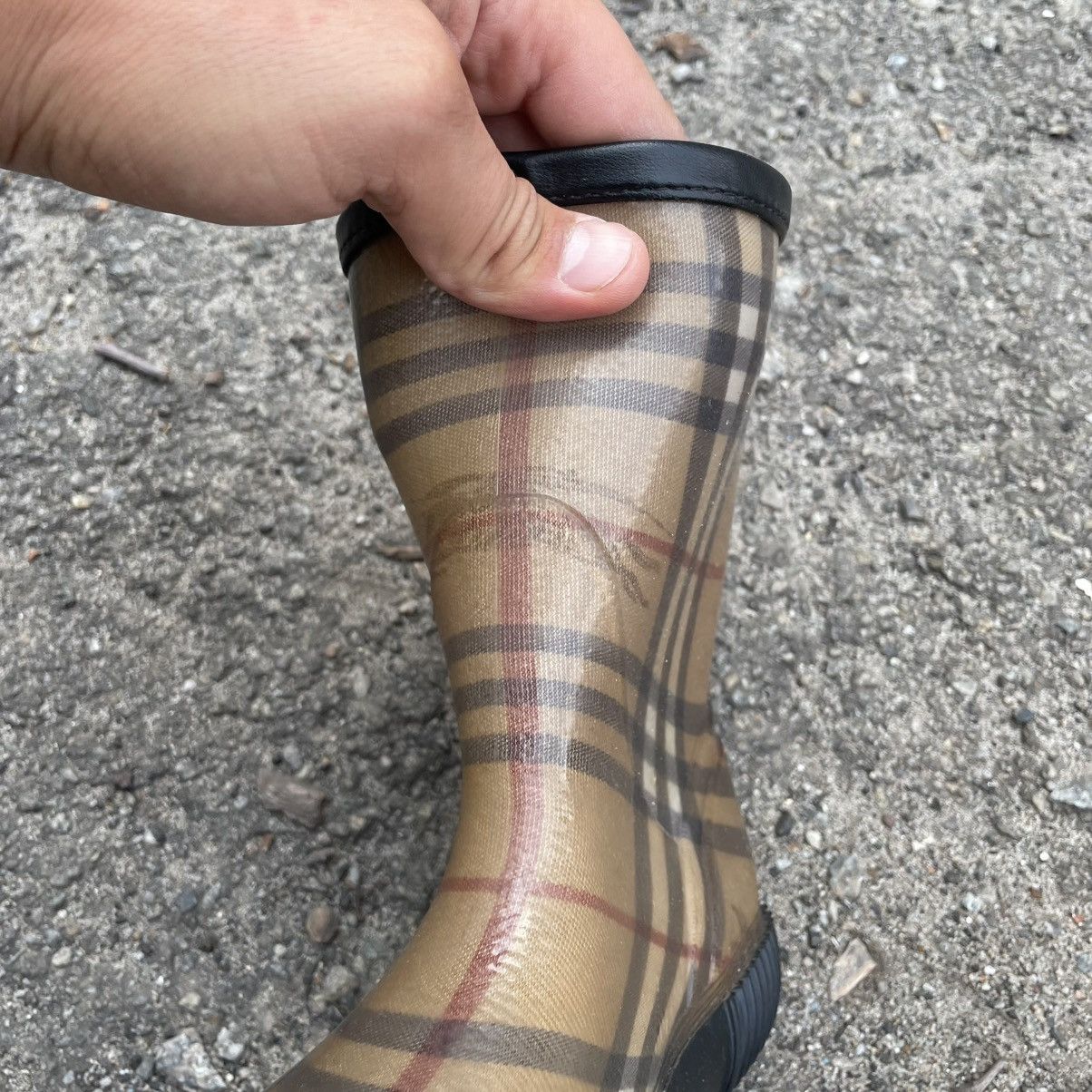 Burberry CHILD 28 Burberry Nova Check Rubber Rain Boots shoes sneaker Size US 4 / IT 34 - 7 Thumbnail