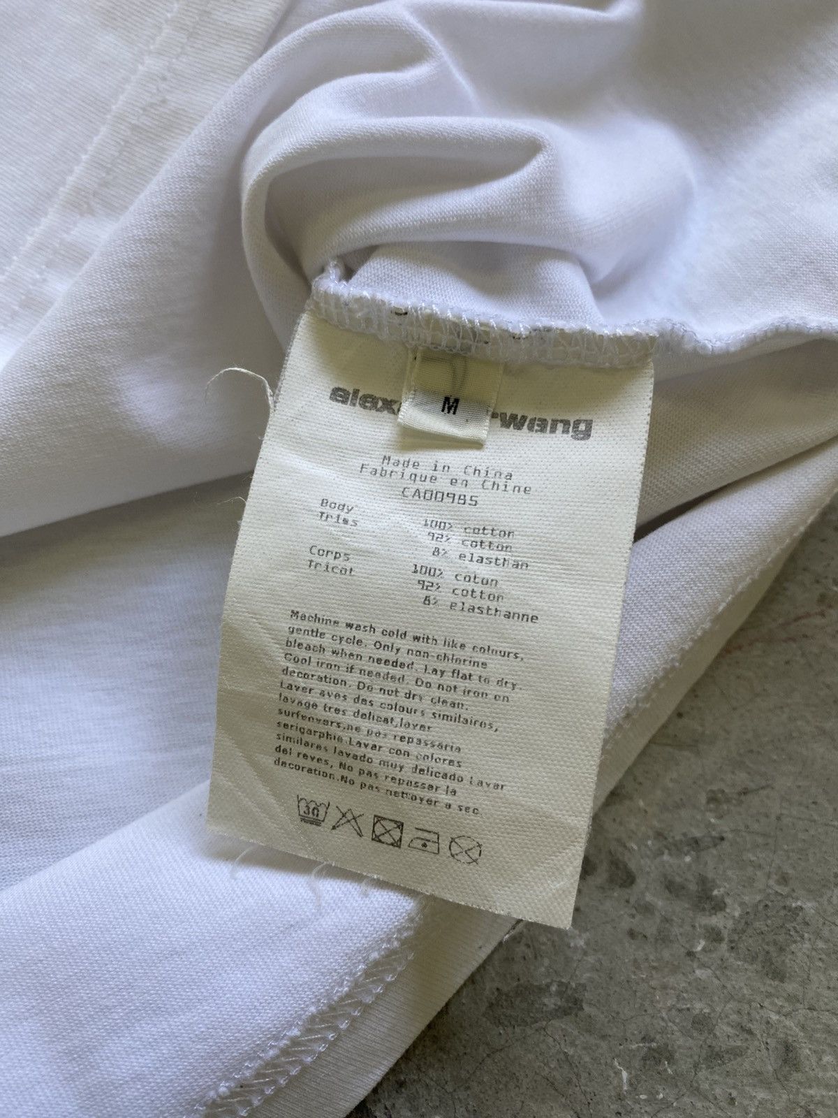 Alexander Wang Alexander Wang Bikini Bear Rhinestone Shirt Size US M / EU 48-50 / 2 - 9 Thumbnail