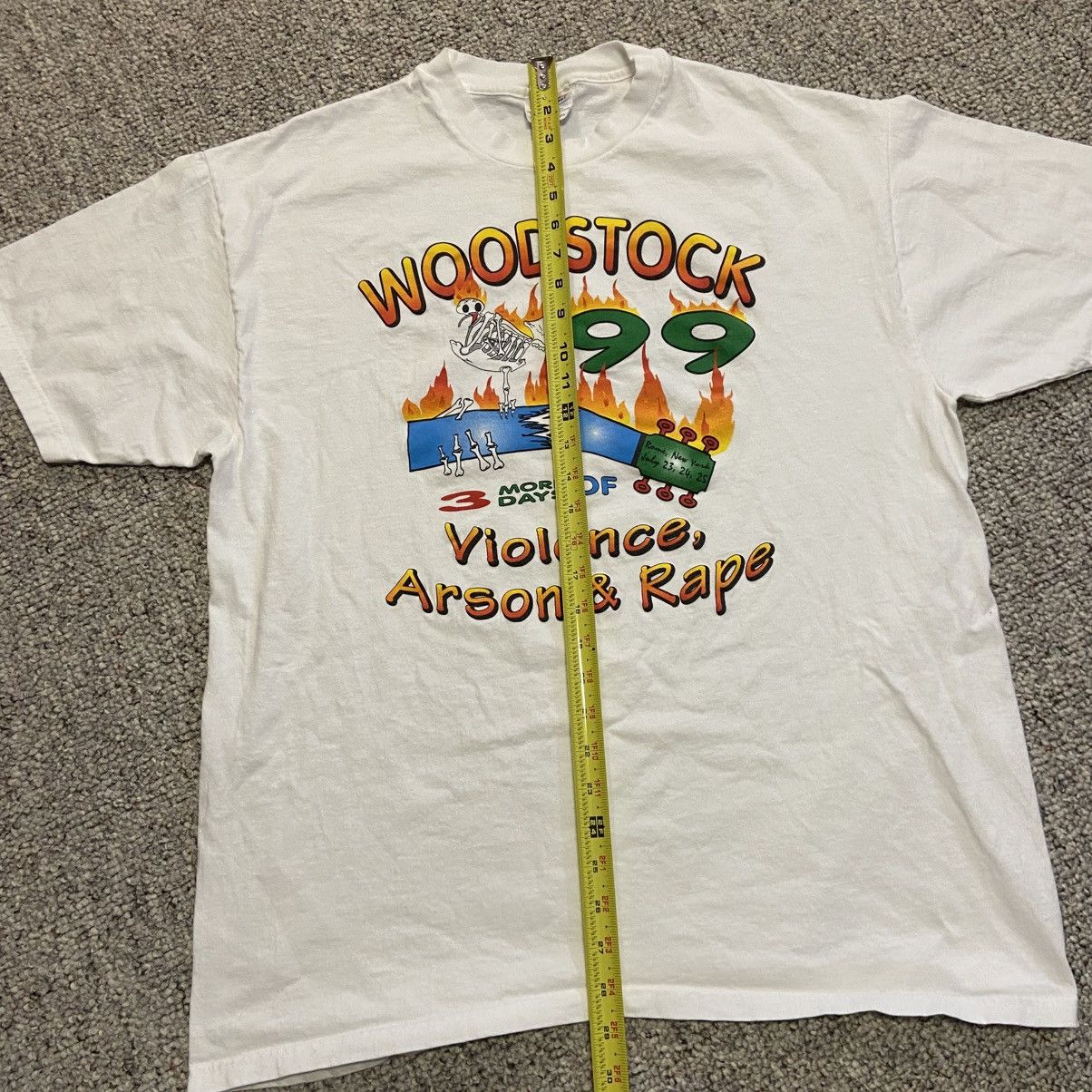 Band Tees 1999 Woodstock 99 Parody Shirt Size US XL / EU 56 / 4 - 5 Thumbnail