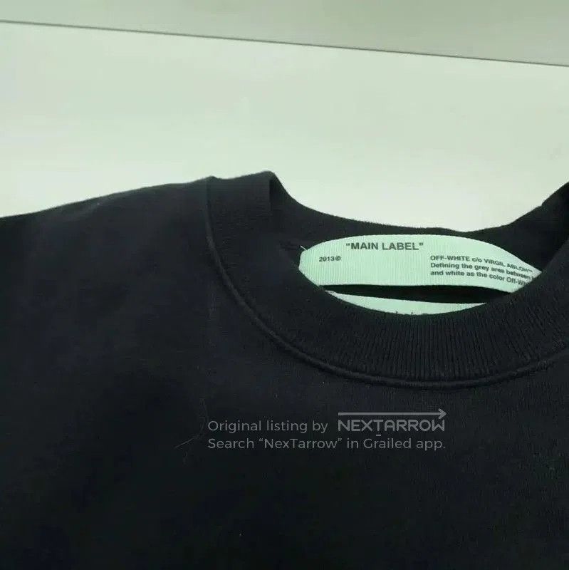 Off-White Off-White Black Cotton Sweatshirt for Women . Size M / US 6-8 / IT 42-44 - 5 Thumbnail