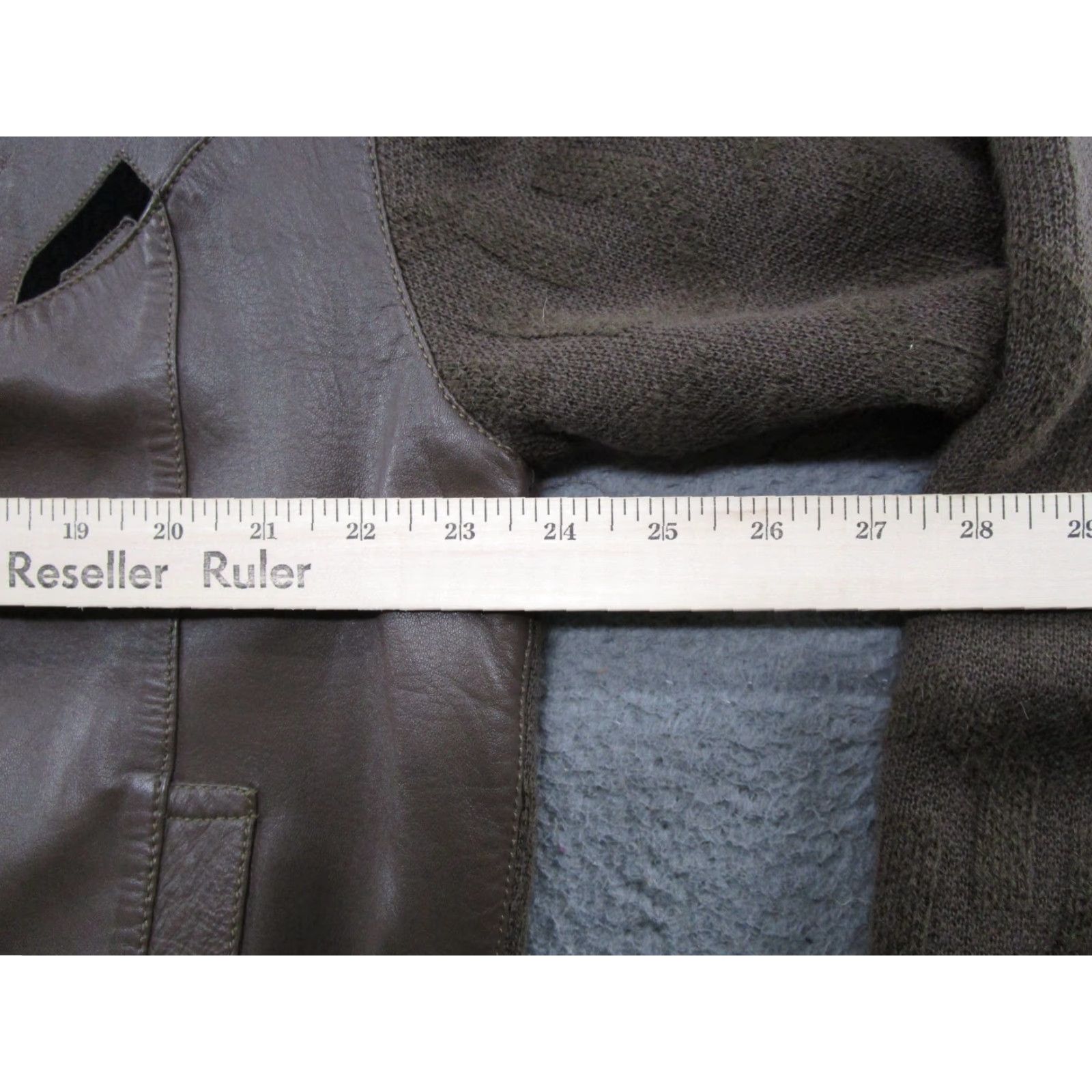 Vintage VINTAGE Torras Leather Wool Jacket Men's Size 48 Brown Made in Spain Read Size US M / EU 48-50 / 2 - 7 Thumbnail
