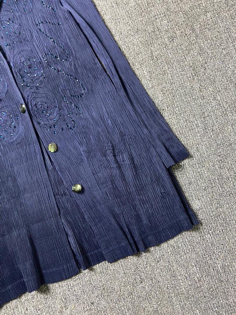 Japanese Brand Japanese Brand Pleated Button Up Blouse (196) Size XS / US 0-2 / IT 36-38 - 4 Thumbnail
