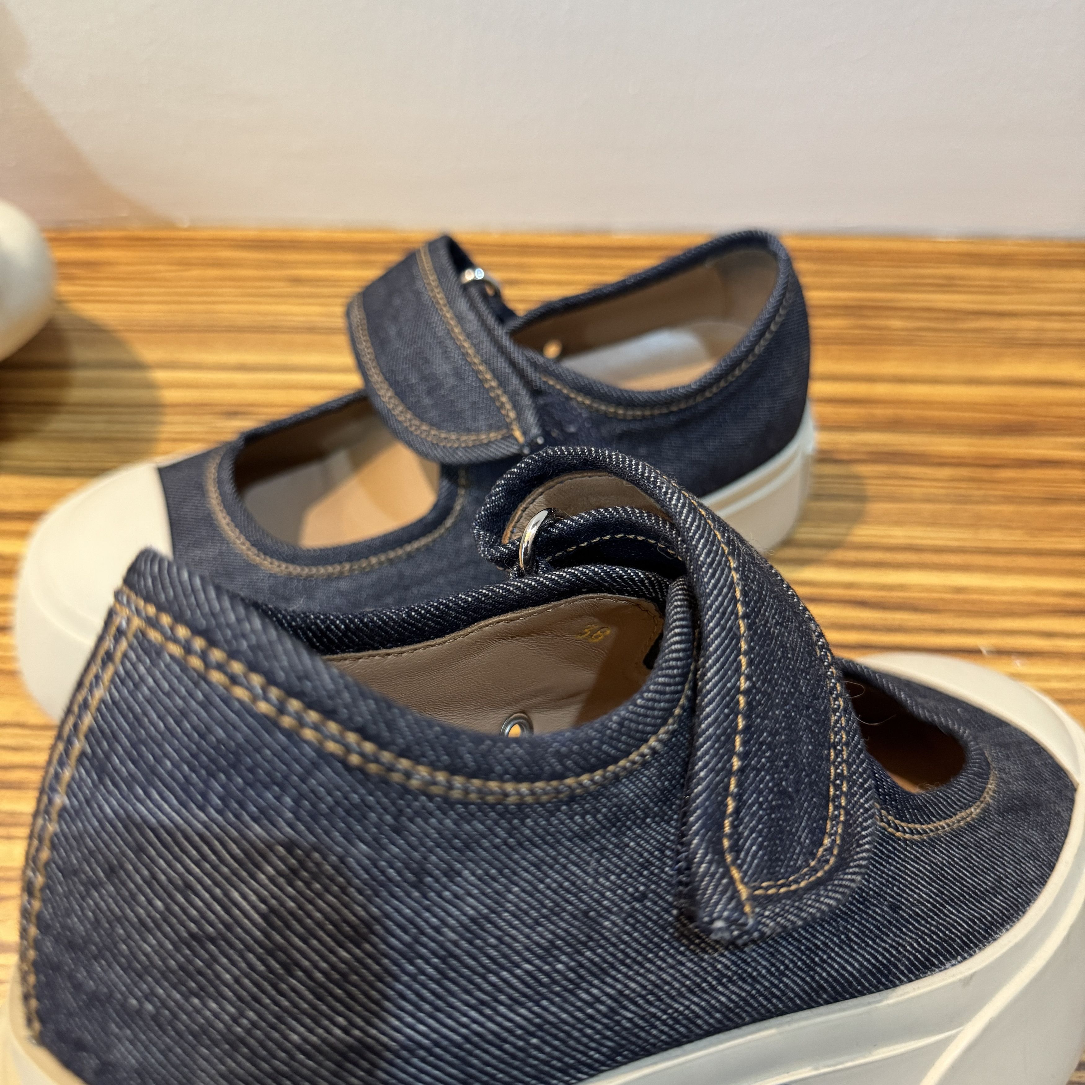 Marni Marni Denim Mary Jane Sandals Size US 7 / IT 37 - 9 Thumbnail