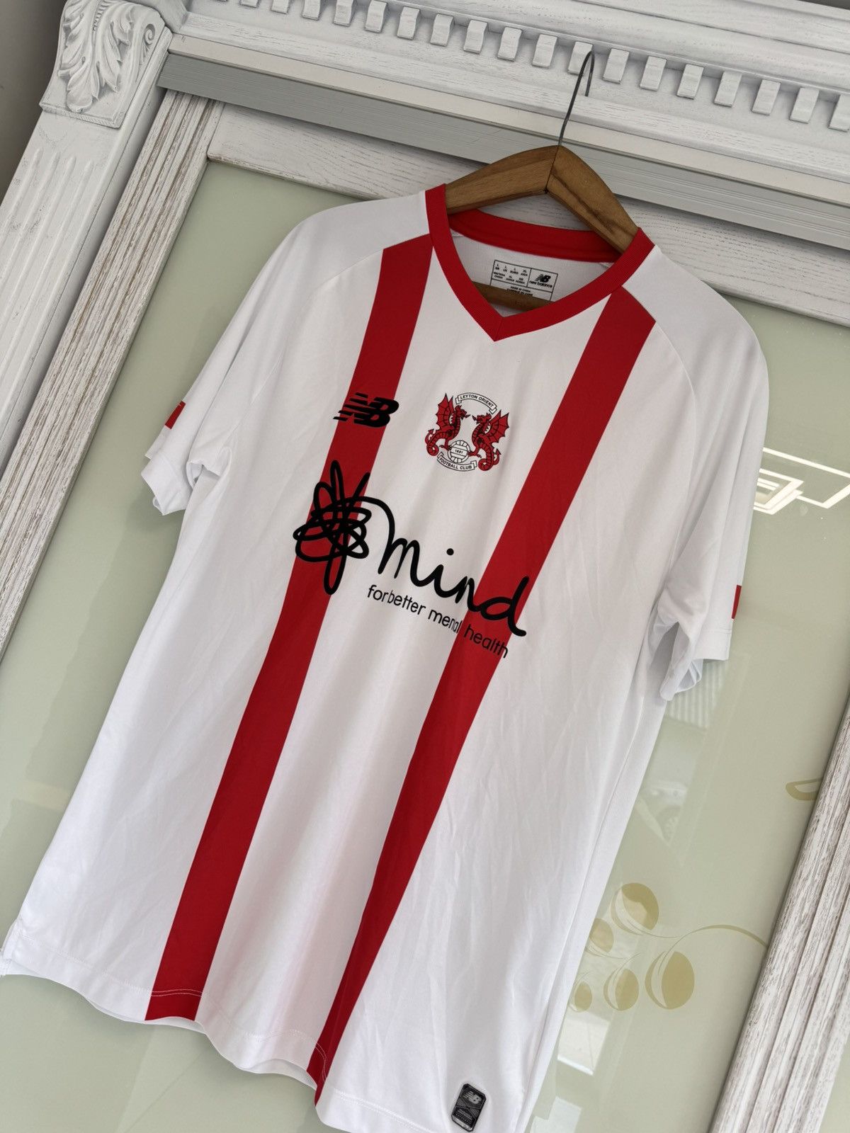 New Balance Leyton Orient 2020-2021 Third Soccer Jersey Football Kit Size US L / EU 52-54 / 3 - 3 Thumbnail