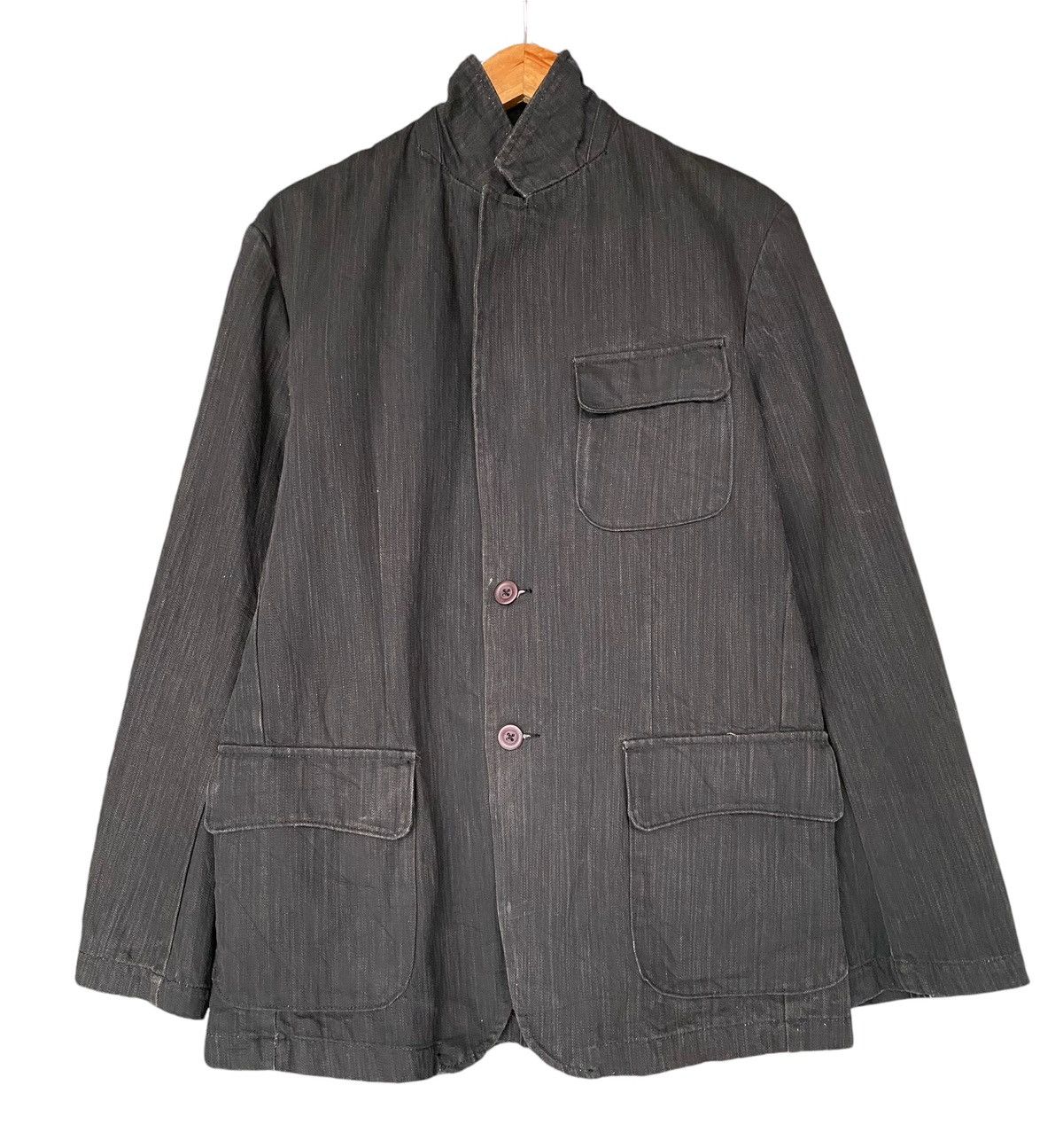 Japanese Brand Vintage DOG HOUSE Chore Jacket Button Size US L / EU 52-54 / 3 - 1 Thumbnail