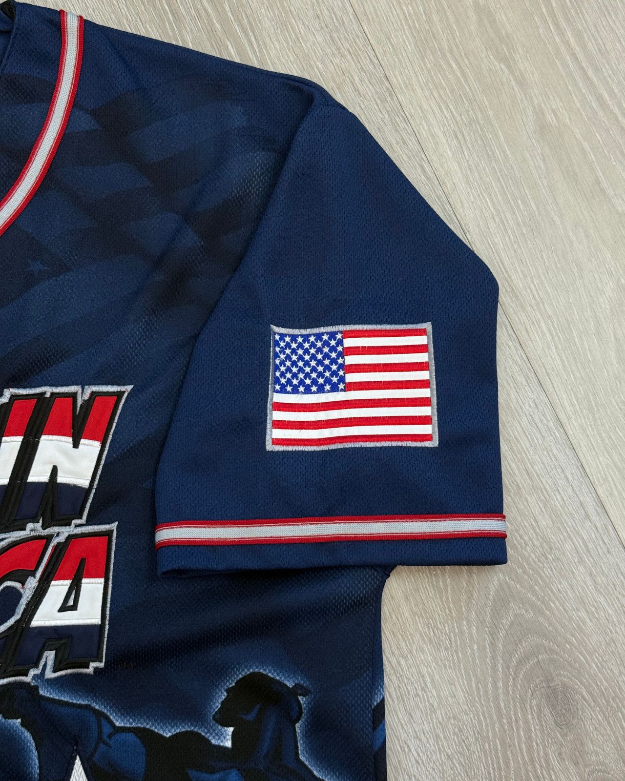 Marvel Comics Vintage 2002 Marvel Comics Captain America Baseball Jersey L Size US L / EU 52-54 / 3 - 8 Thumbnail