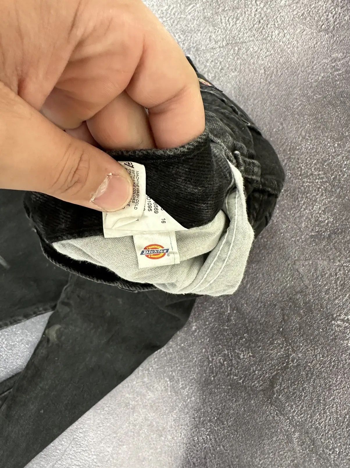 Dickies × Vintage Vintage Dickies Black Denim Straight Fit Hype Work Jeans Size US 34 / EU 50 - 12 Thumbnail
