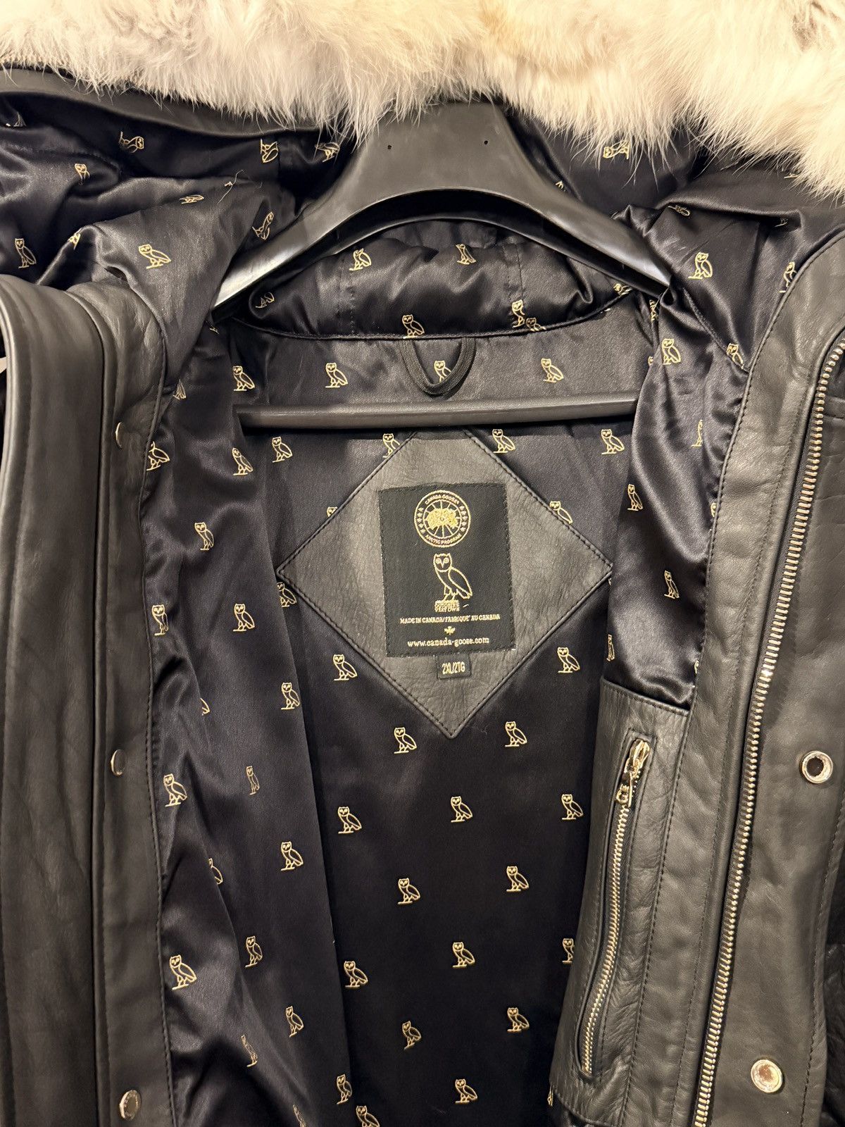 Canada Goose × October's Very Own OVO x Canada Goose F&F Buffalo Leather Chilliwack Jacket Size US XXL / EU 58 / 5 - 8 Thumbnail