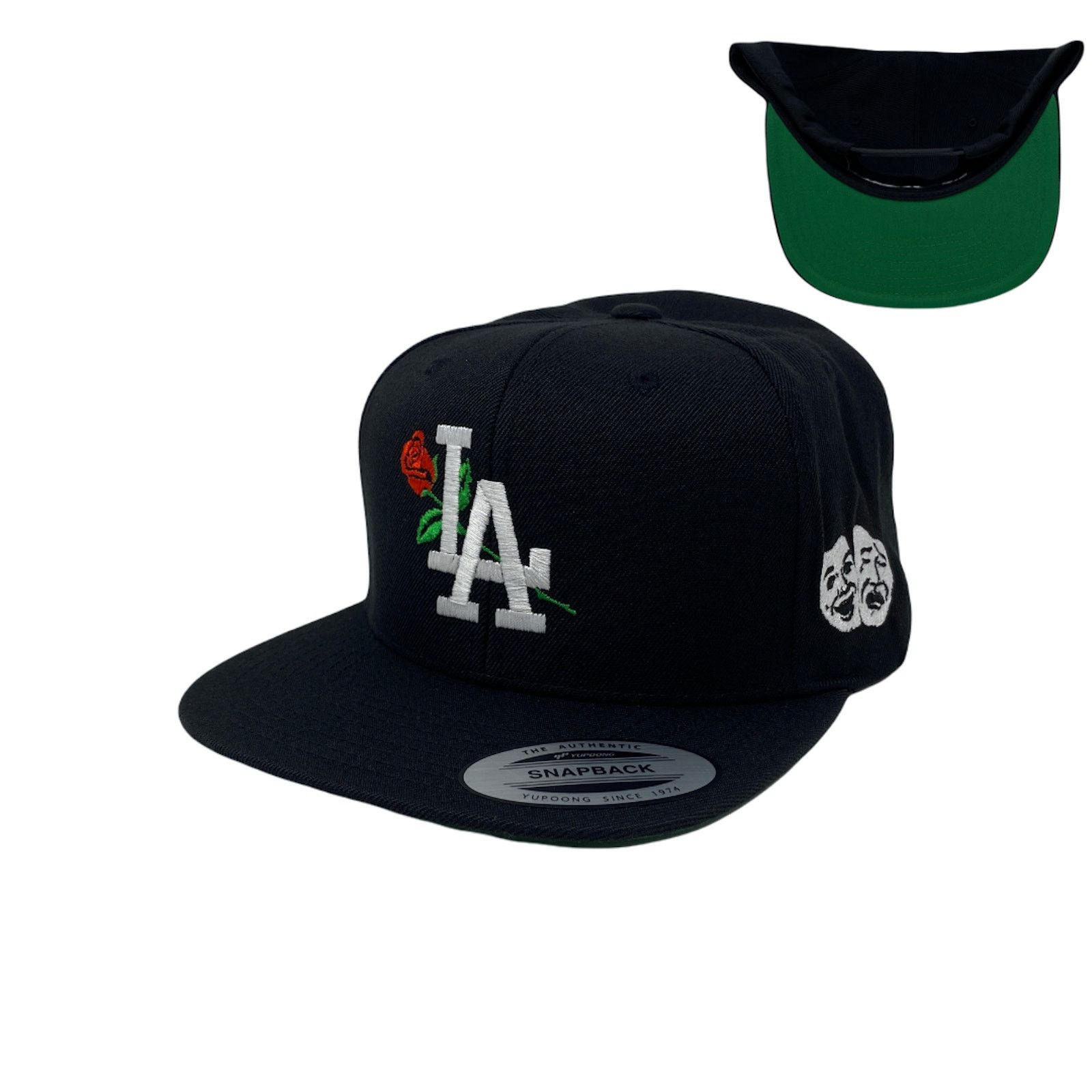 Other Los Angeles LA Laugh Now Cry Later WHT Masks Snapback Hat Size ONE SIZE - 1 Thumbnail