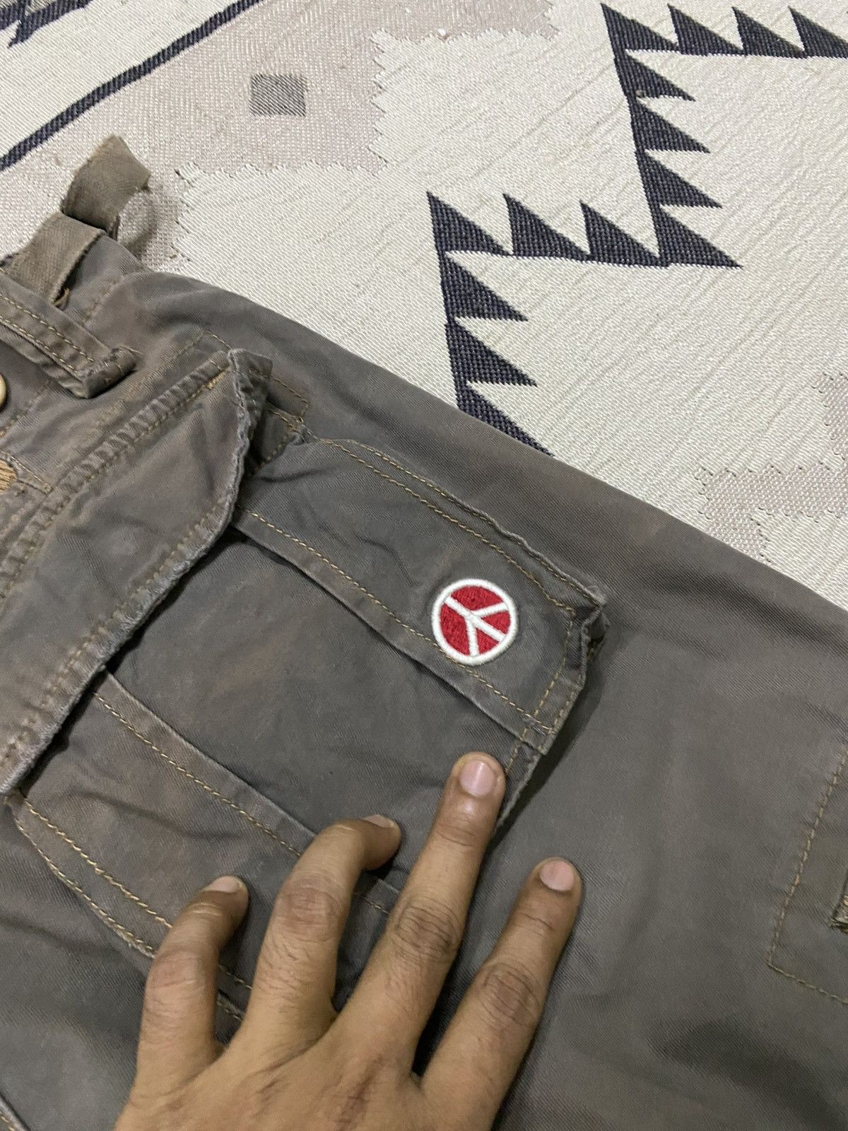 If Six Was Nine 2000s IFSIXWASNINE STYLE BONDAGE MULTIPOCKET CARGO PANT Size US 30 / EU 46 - 25 Thumbnail