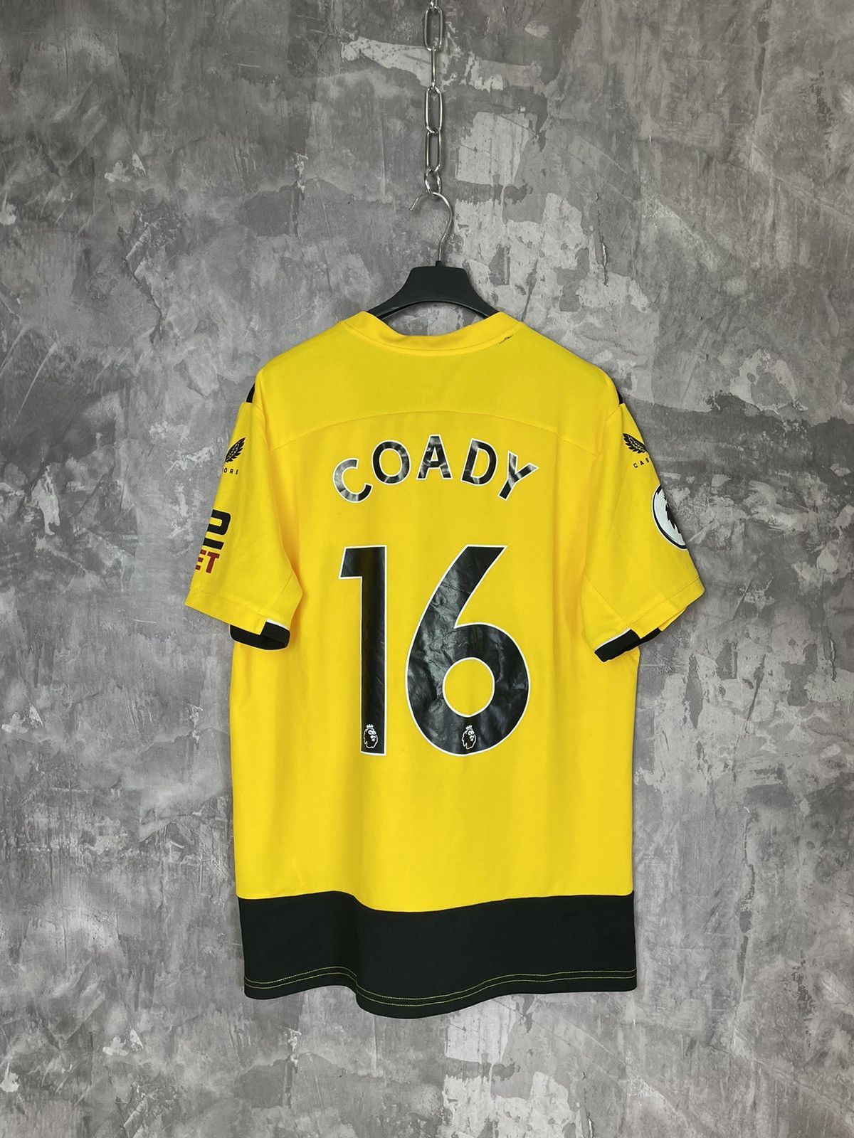 Castore Wolverhampton Castore Yellow Coady Soccer Jersey Kit Size US L / EU 52-54 / 3 - 2 Thumbnail