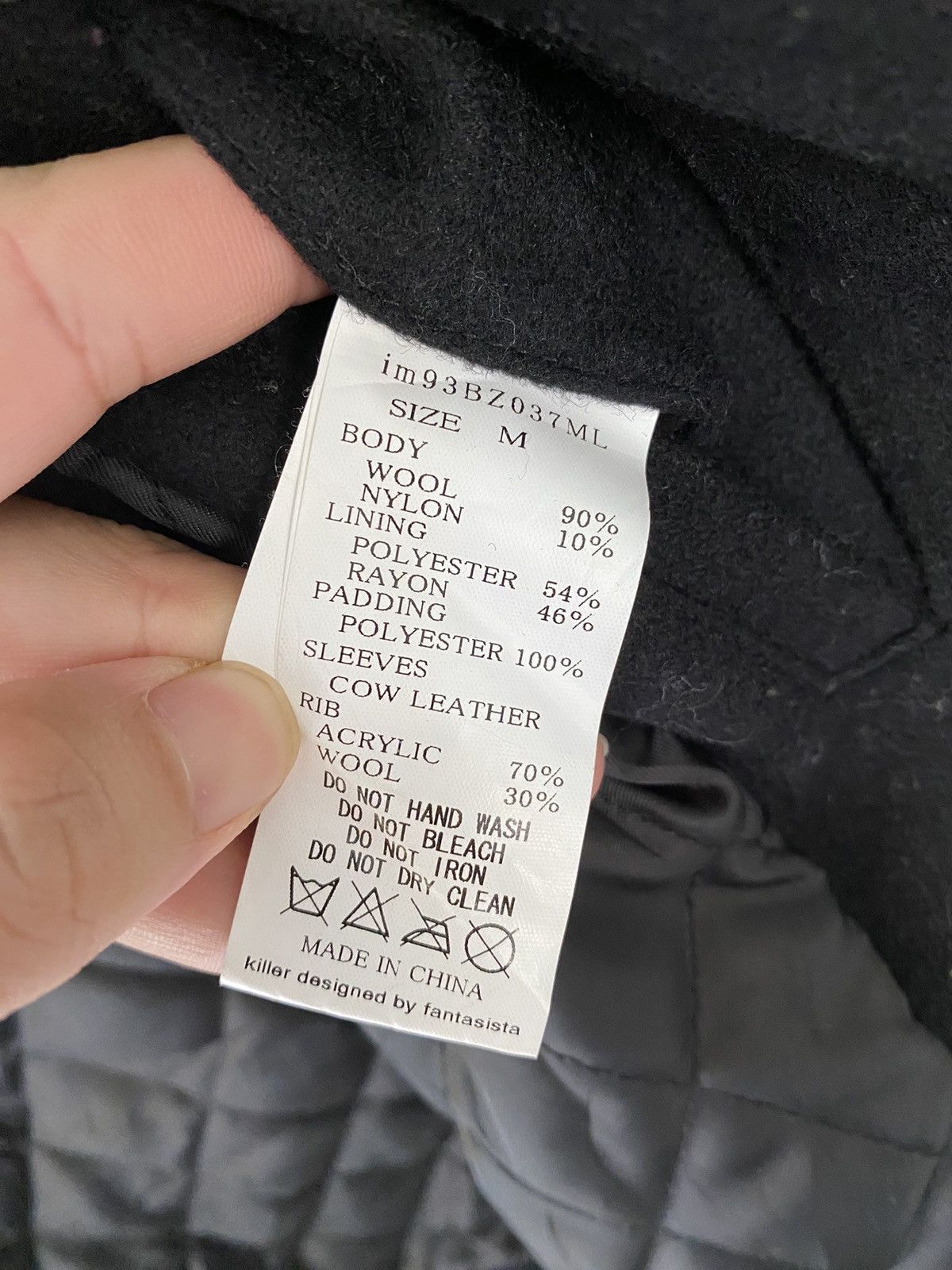 Japanese Brand 2000s Ila Primal Union Leather sleeve Skull Varsity Size US M / EU 48-50 / 2 - 17 Thumbnail