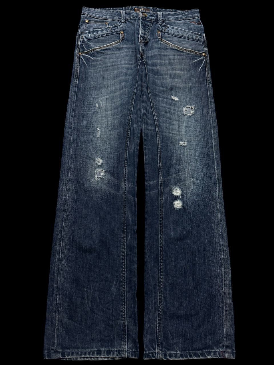 GOSTAR DE FUGA SICK Vintage LeoGutti Mudwash Distressed Bullet Style Insane Size US 32 / EU 48 - 2 Thumbnail