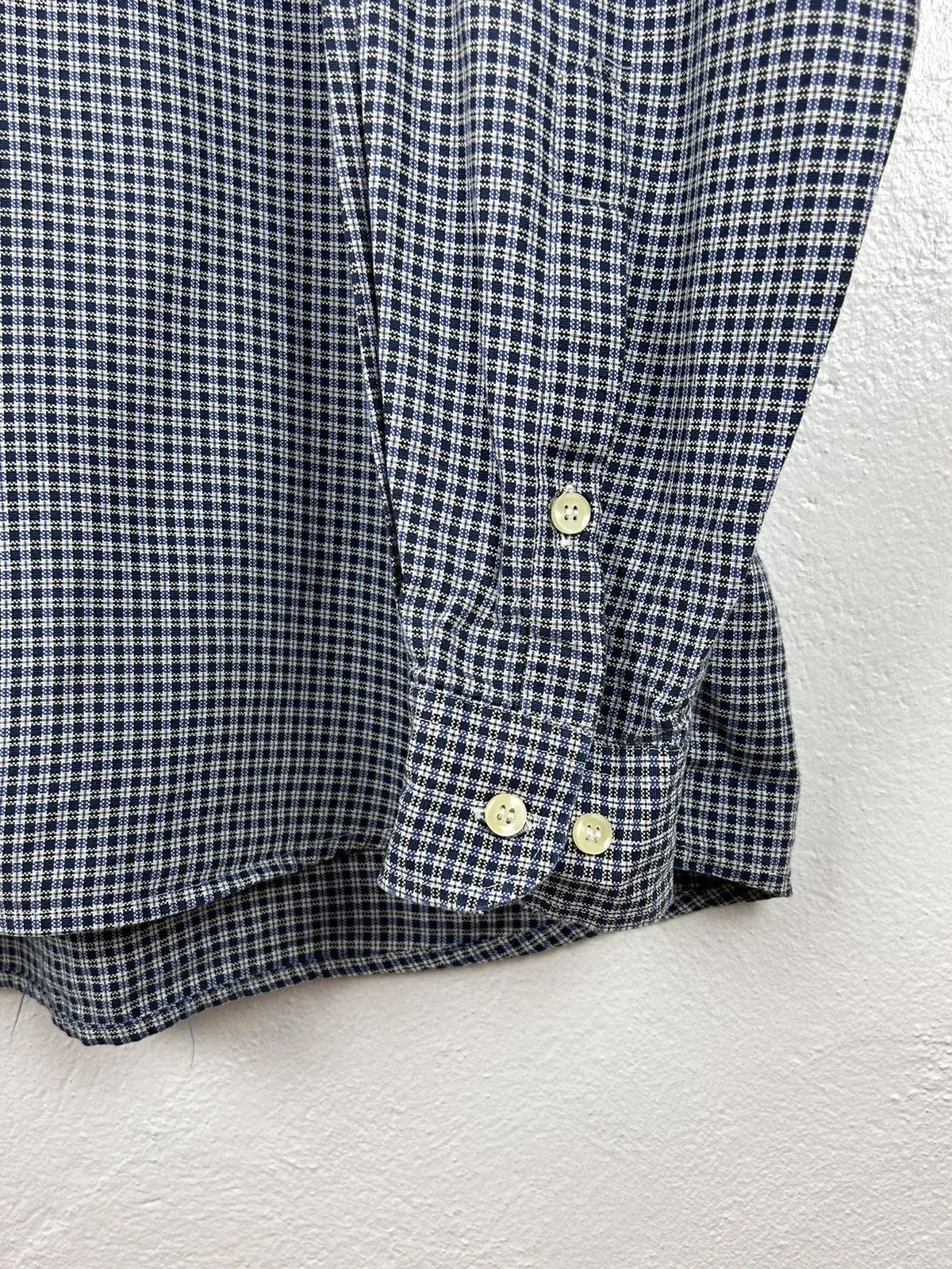 Vintage Vintage Paco Rabanne Paris Checkered Long Sleeve Shirt Size US L / EU 52-54 / 3 - 5 Thumbnail