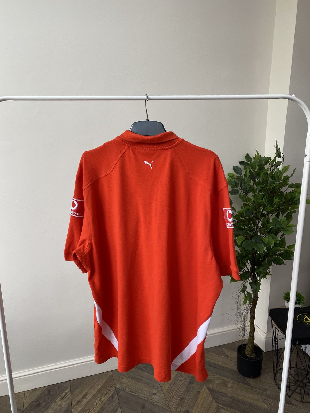 Ferrari × Puma × Vintage Vintage 90s Puma Ferrari Vodafone Michael Schumacher F1 Polo Size US XXL / EU 58 / 5 - 9 Thumbnail