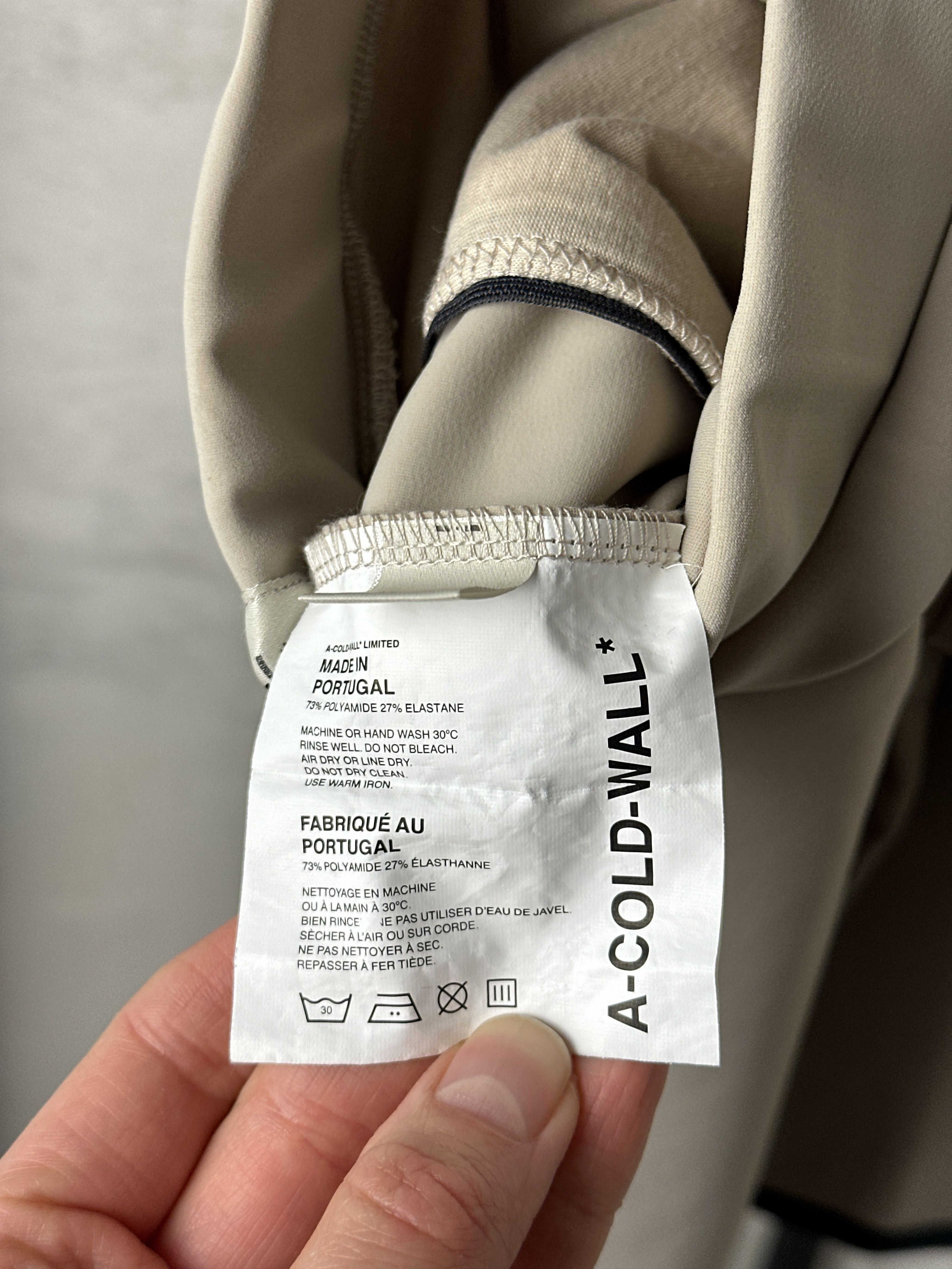 A-COLD-WALL* A-Cold-Wall* Logo Printed Front Lycra Shorts Size 25" / US 0 / IT 36 - 8 Thumbnail