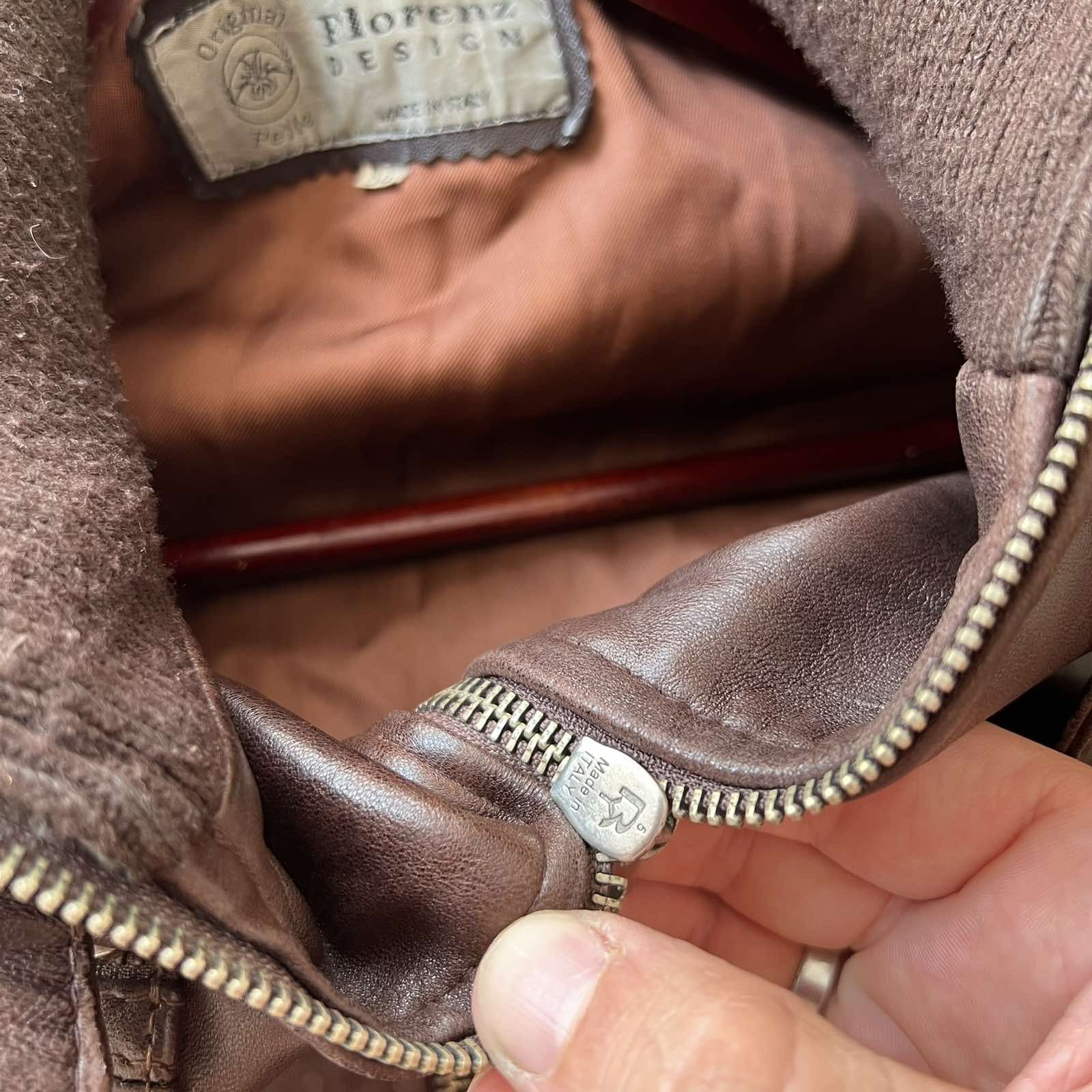 Vintage vintage Florenz italian leather jacket Sz M 90s Size US M / EU 48-50 / 2 - 7 Thumbnail