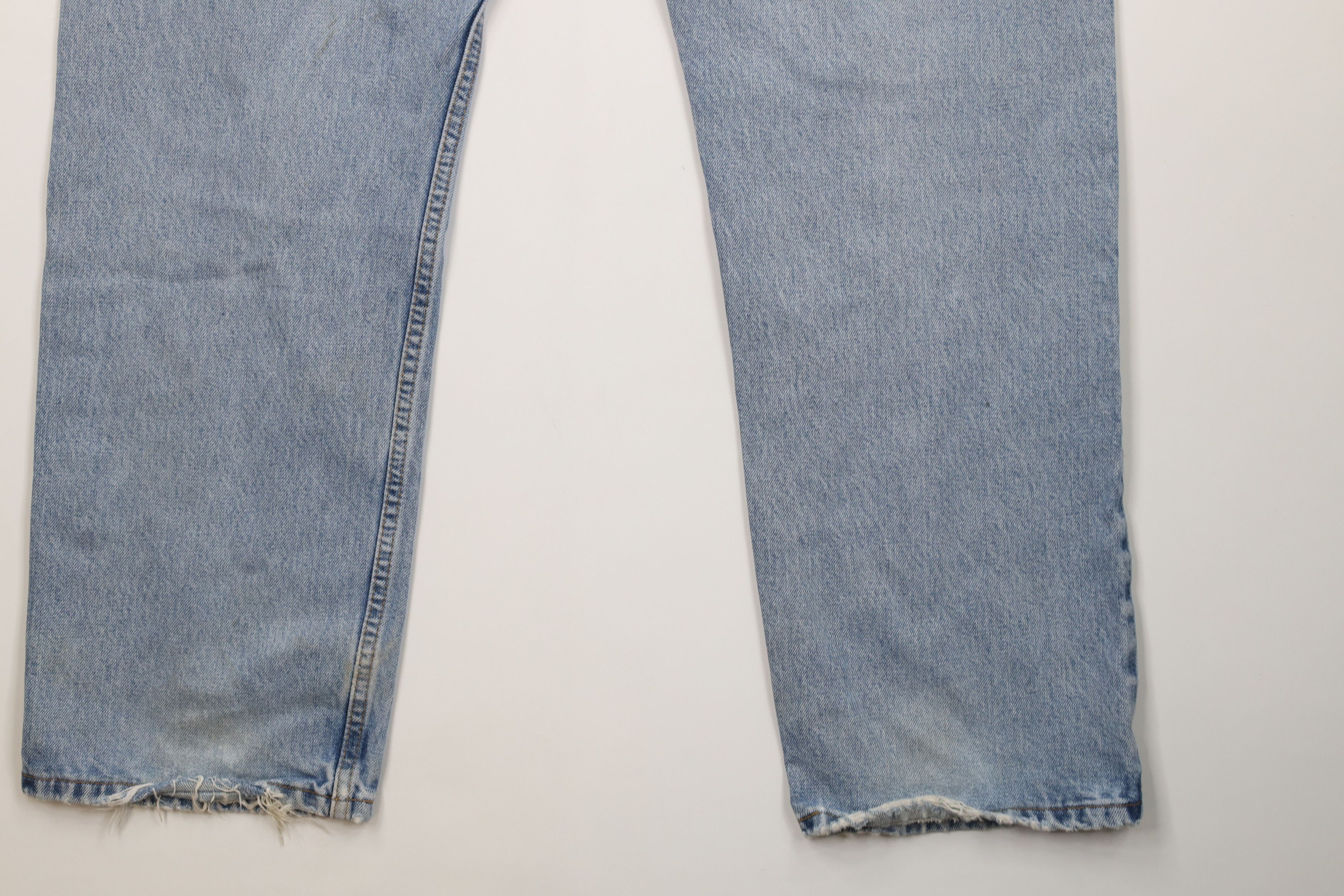 Levi's Vintage Y2K 2001 Levis 505 Regular Straight Leg Jeans Blue Size US 38 / EU 54 - 15 Thumbnail