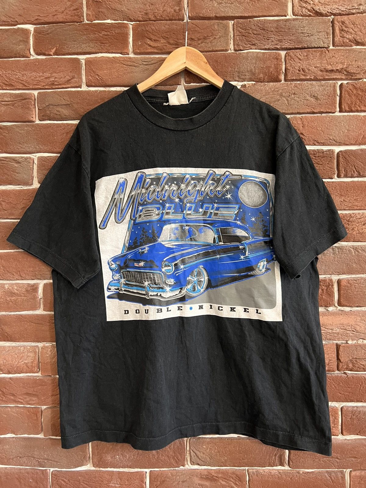 Vintage Rare Vintage 90s Double Nickel Car Tshirt Black XL Hype Size US XL / EU 56 / 4 - 1 Thumbnail