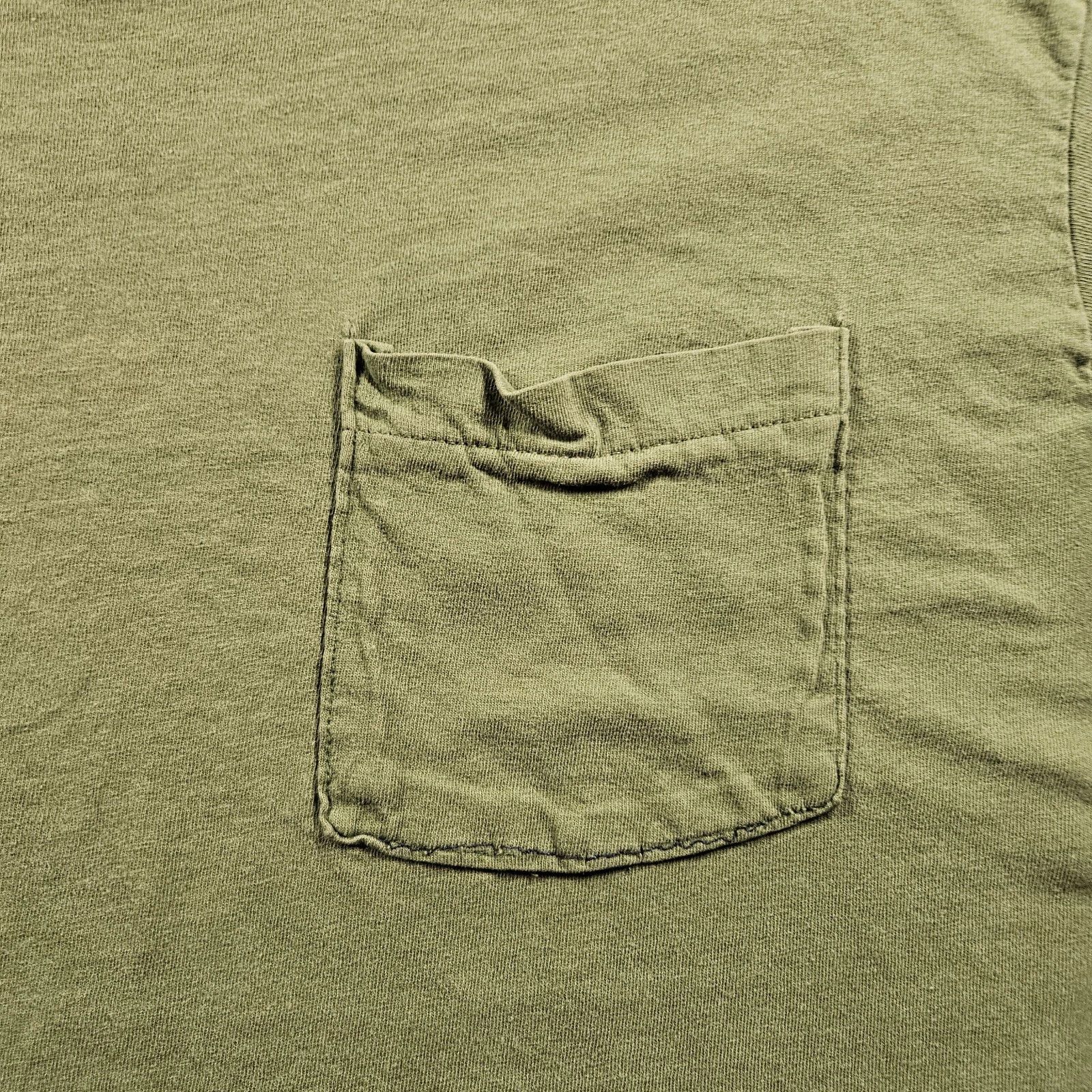 Fruit Of The Loom Fruit Of The Loom Green Single Stitch Pocket T-Shirt Size US XL / EU 56 / 4 - 2 Thumbnail