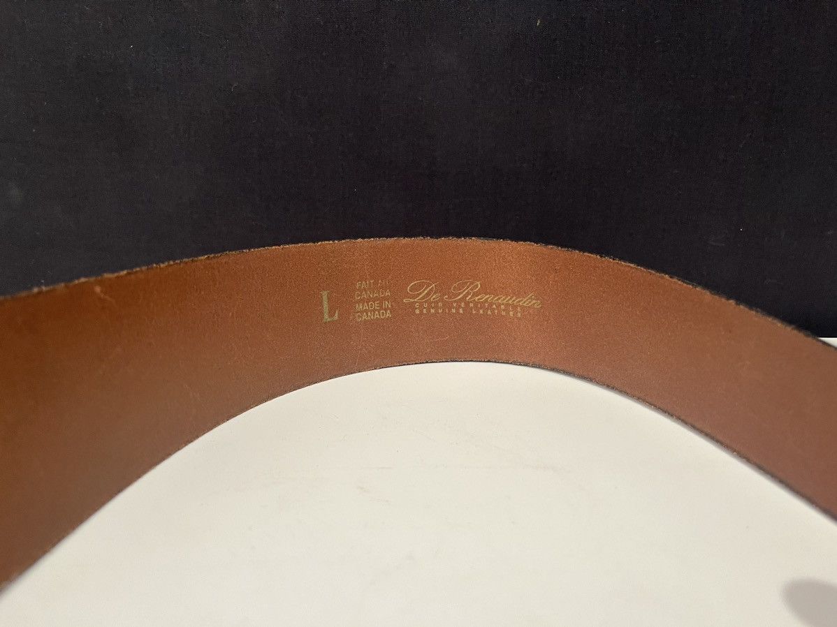 Vintage De Renaudin Large Horn Mini Fastener Circle Buckle Belt Size ONE SIZE - 3 Thumbnail