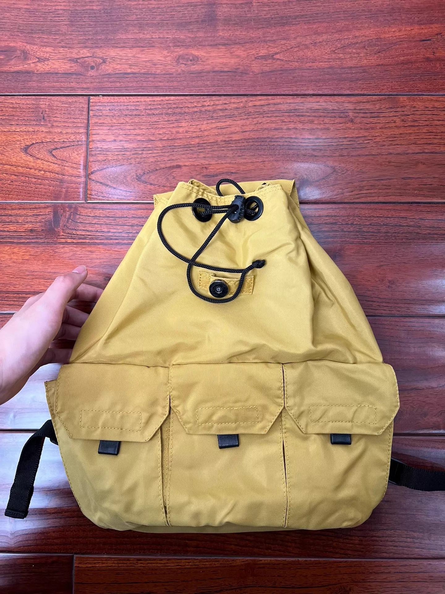 Yohji Yamamoto Yohji Yamamoto Egg Yolk Colorblock 3pkt Backpack Size ONE SIZE - 6 Thumbnail