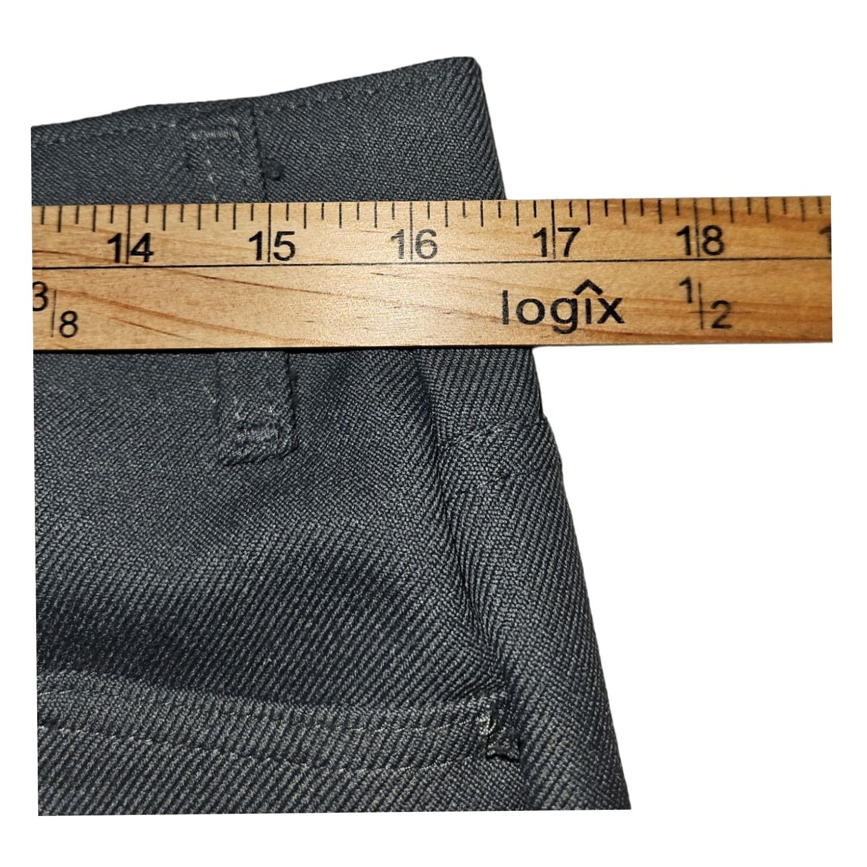 Levi's VINTAGE Levi's Polyester Pants Men 34x30 Gray Black Tab Creased Classic Casual 80s 90s USA Mens Size US 34 / EU 50 - 4 Thumbnail