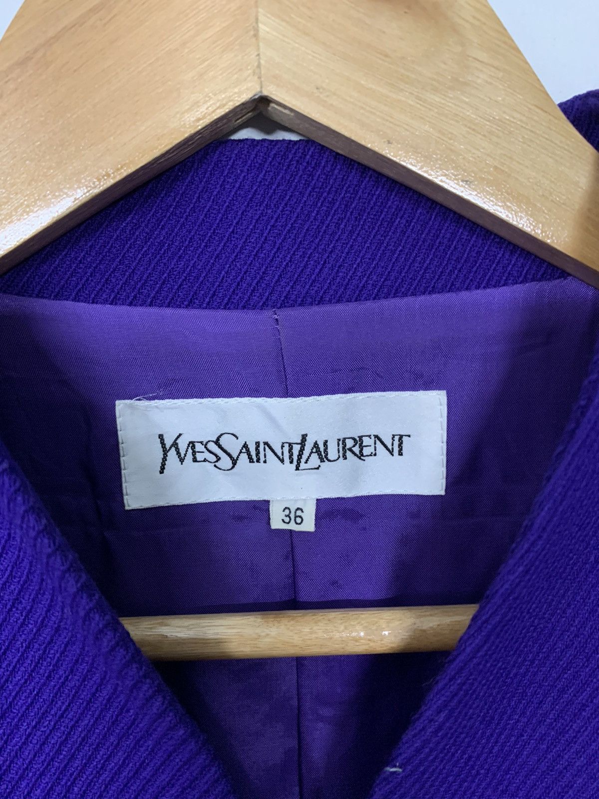 Designer × Yves Saint Laurent Rare Yves Saint Laurent Button Ups Blazer Jacket Size M / US 6-8 / IT 42-44 - 5 Thumbnail