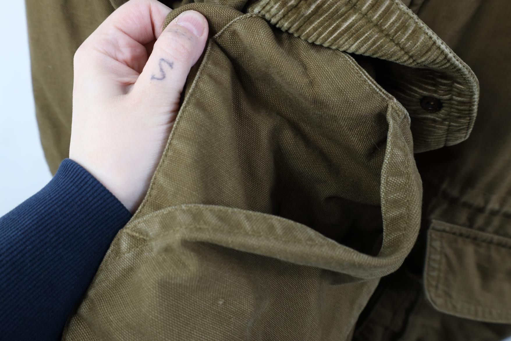 Vintage Vintage 90s Streetwear Lined Hooded Canvas Chore Jacket Size US XL / EU 56 / 4 - 8 Thumbnail