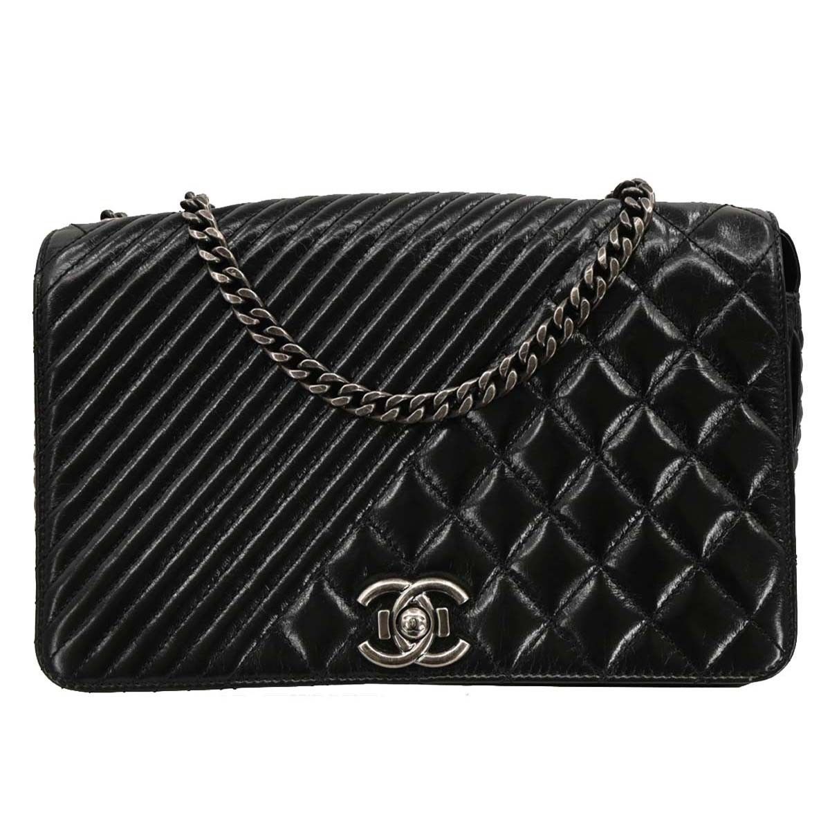 Chanel Chanel Coco Boy Flap Bag Quilted Aged Calfskin Size ONE SIZE - 1 Thumbnail