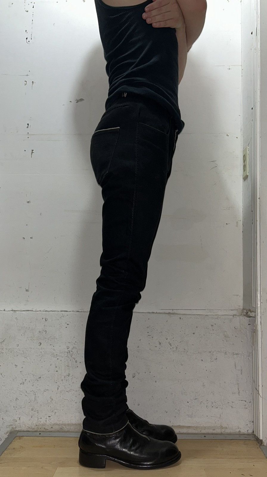 Leopold Bossert Leopold Bossert Selvedge Overlock J Cut Denim Size US 31 - 9 Thumbnail