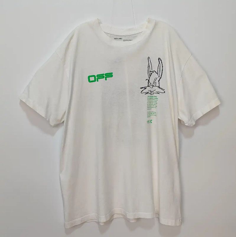 Off-White Off-White Men's White Cotton T-Shirt 0089 Size US XS / EU 42 / 0 - 1 Thumbnail